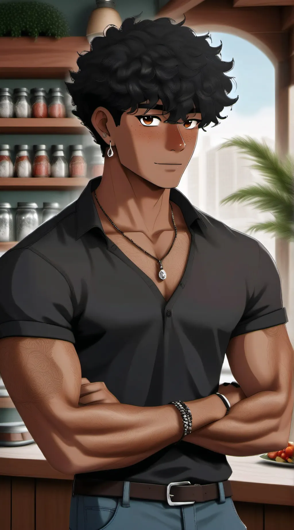 ai character: Sofiane  background