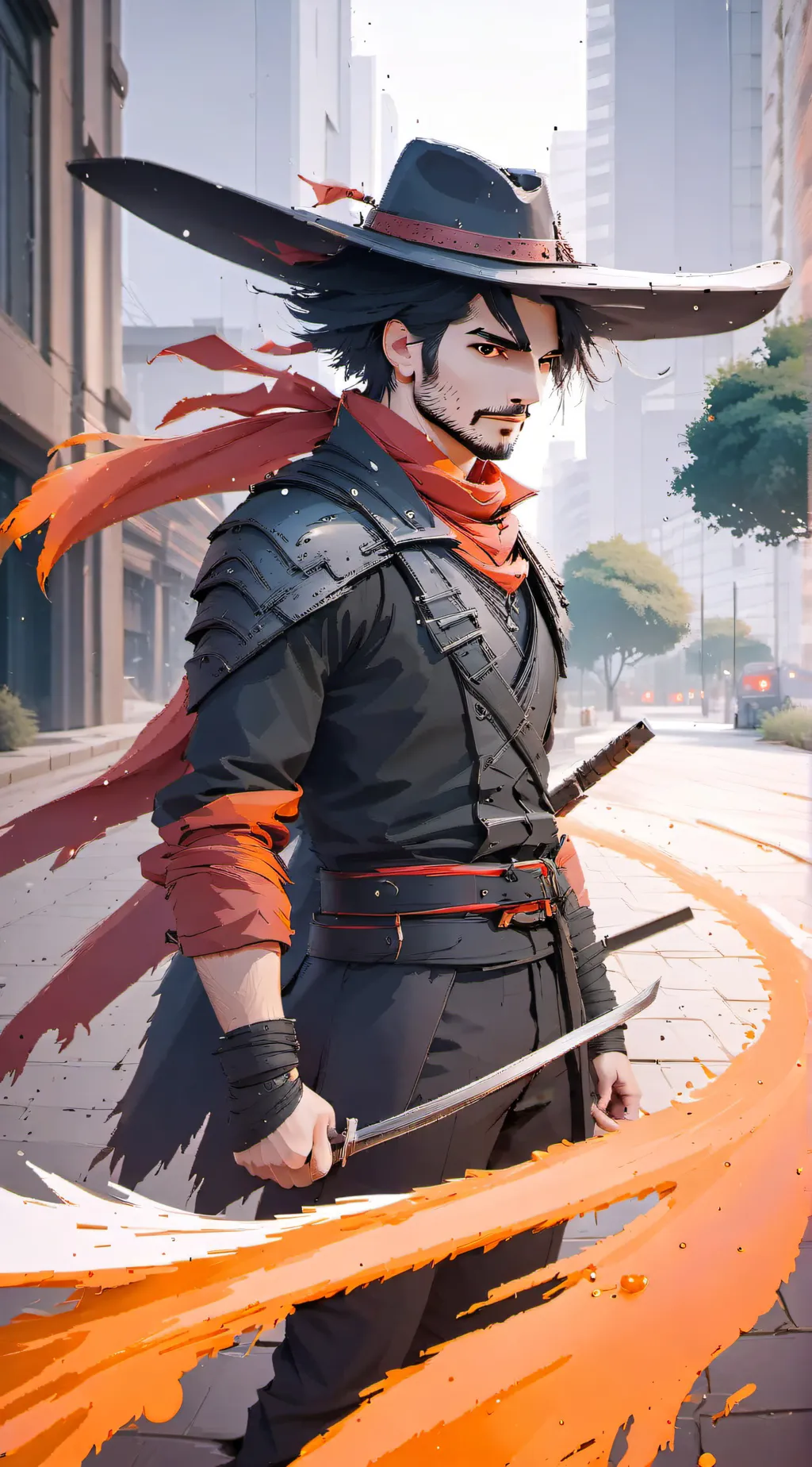 ai character: Kurama background