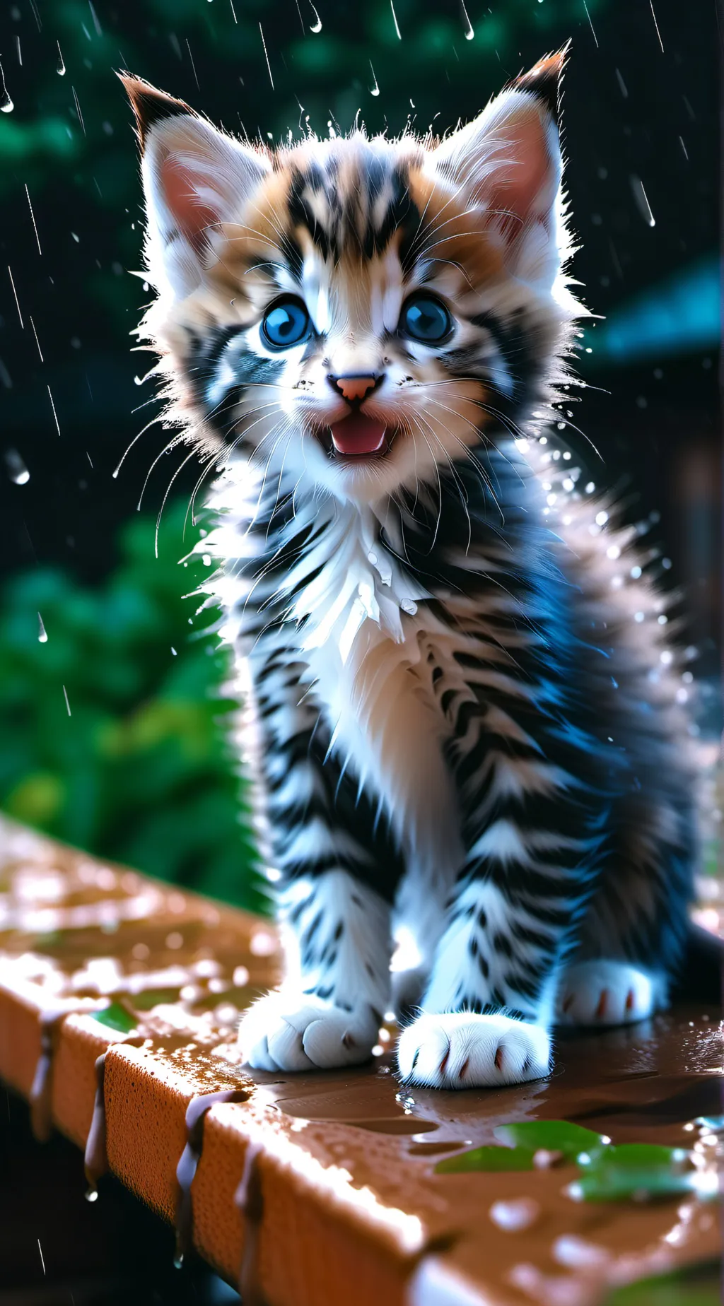 ai character: Save the kitten! background