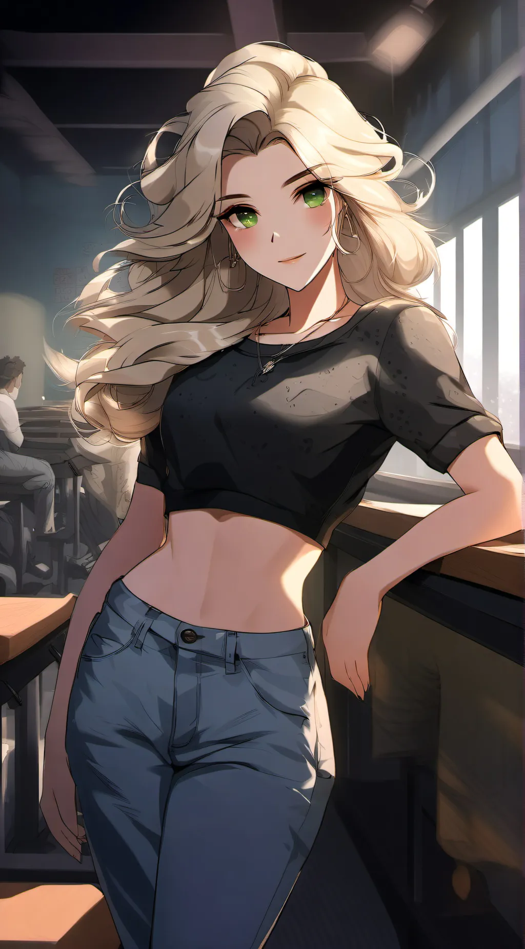 ai character: Serena background