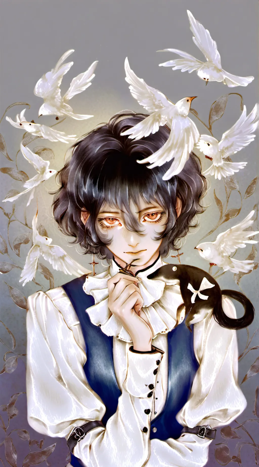 ai character: eee si  background