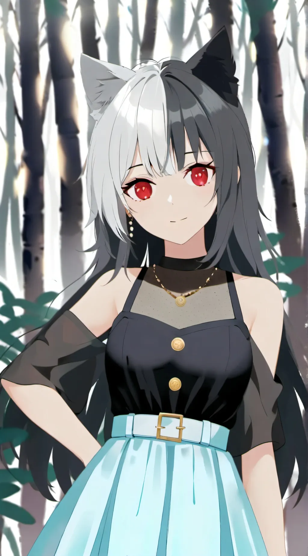 ai character: Masha  background