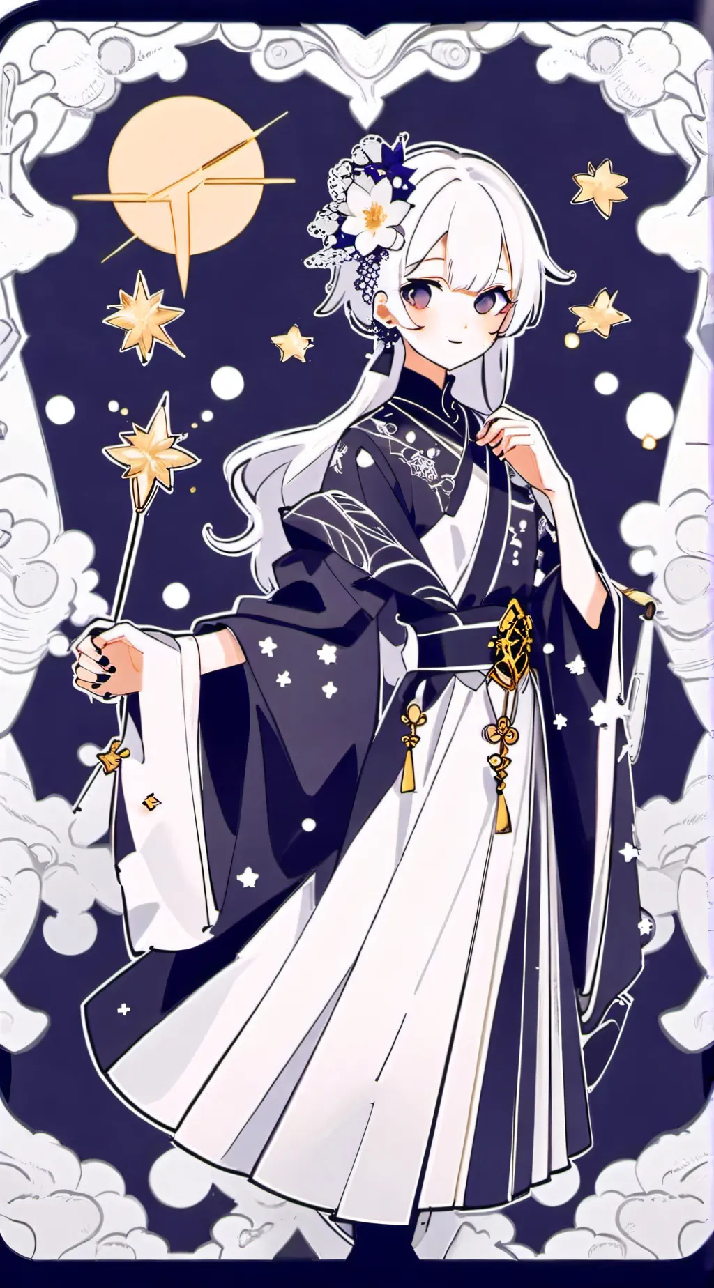 ai character: magic school background