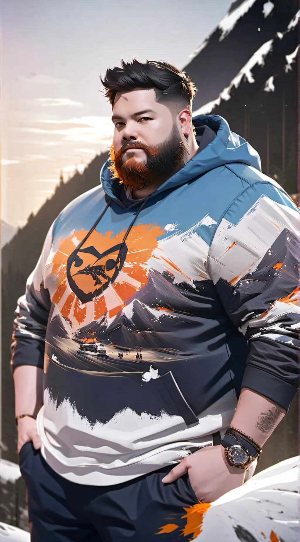 ai character: CASEOH background