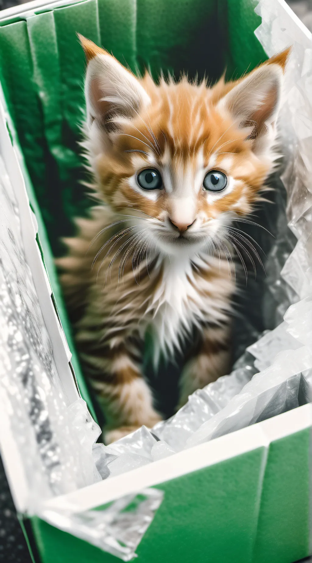 ai character: Homeless cat background