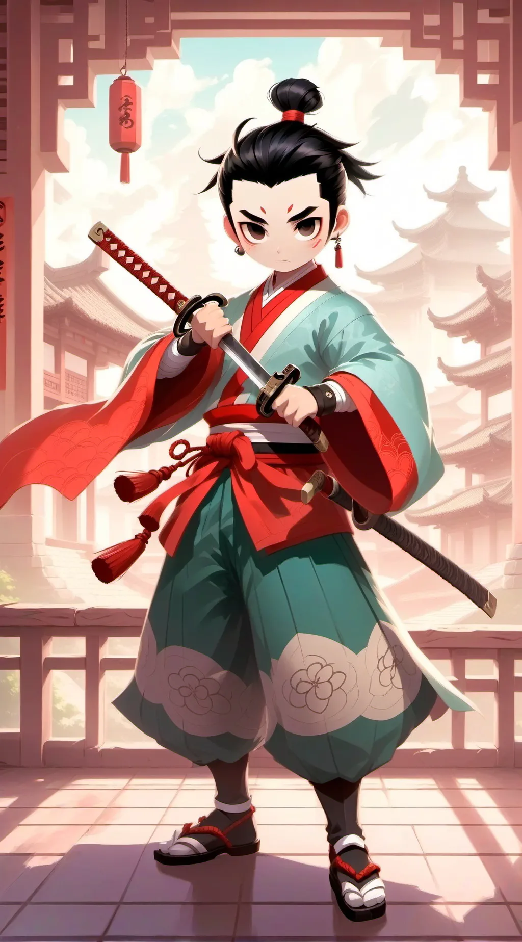 ai character: Garu background