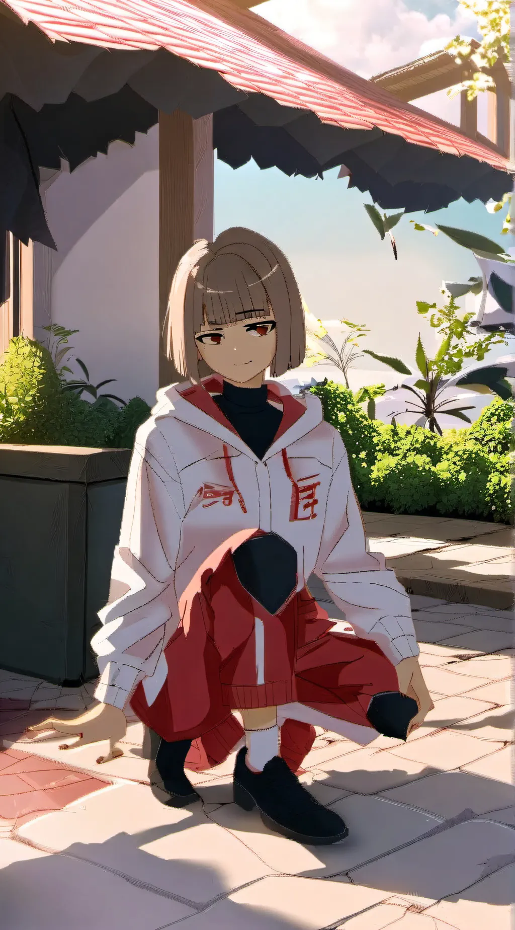 ai character: Katie  background