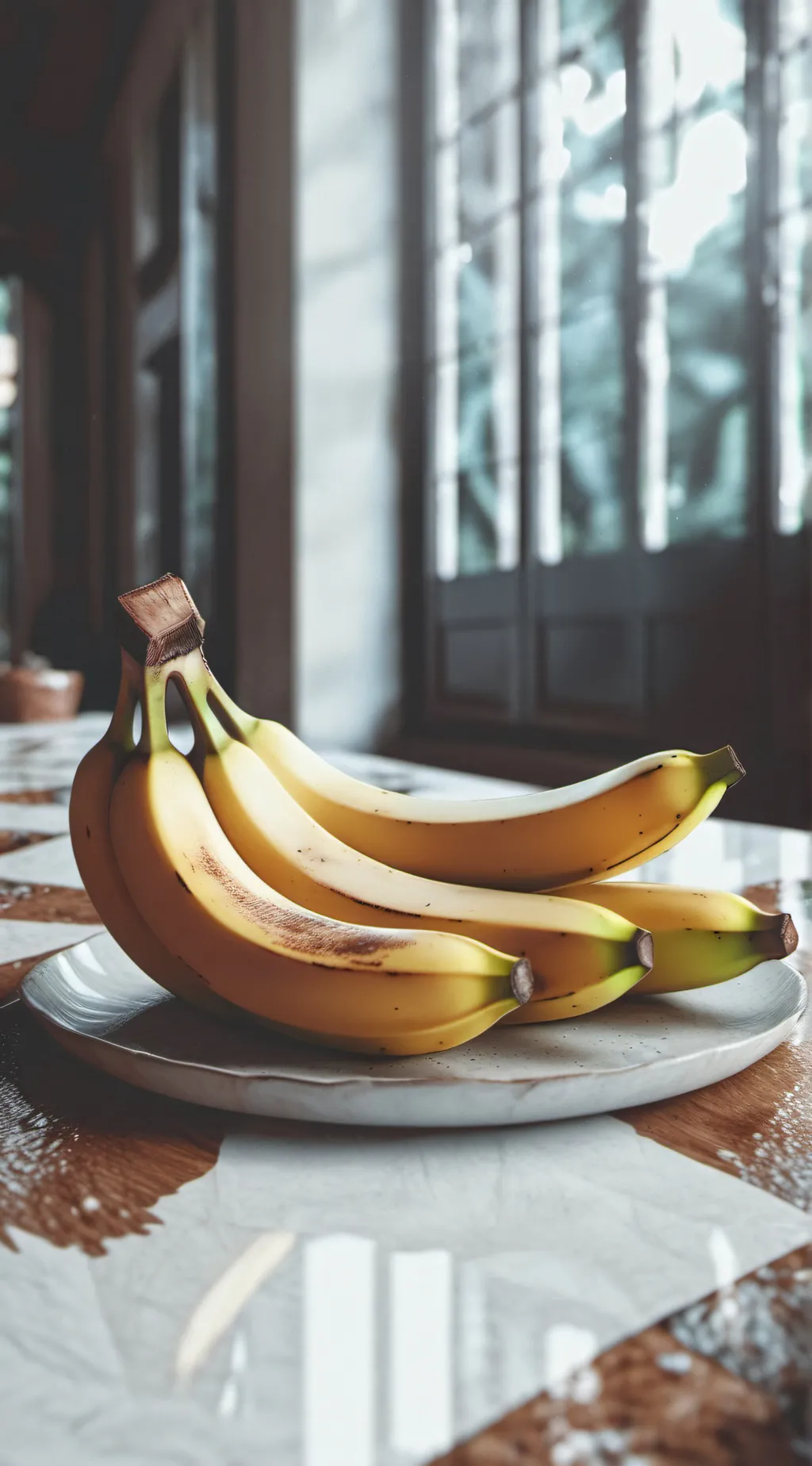 ai character: Banana background