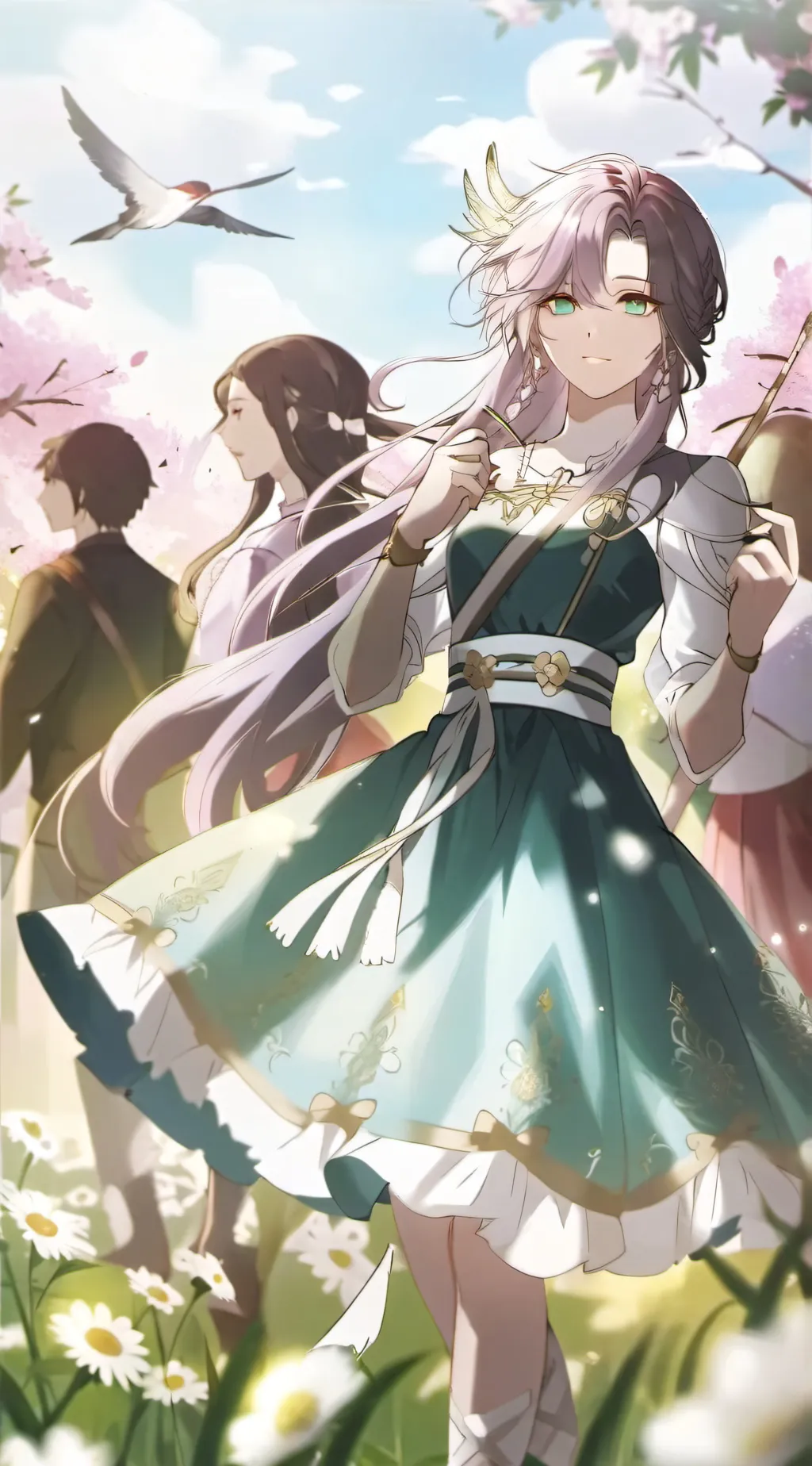 ai character: mia fart maid background