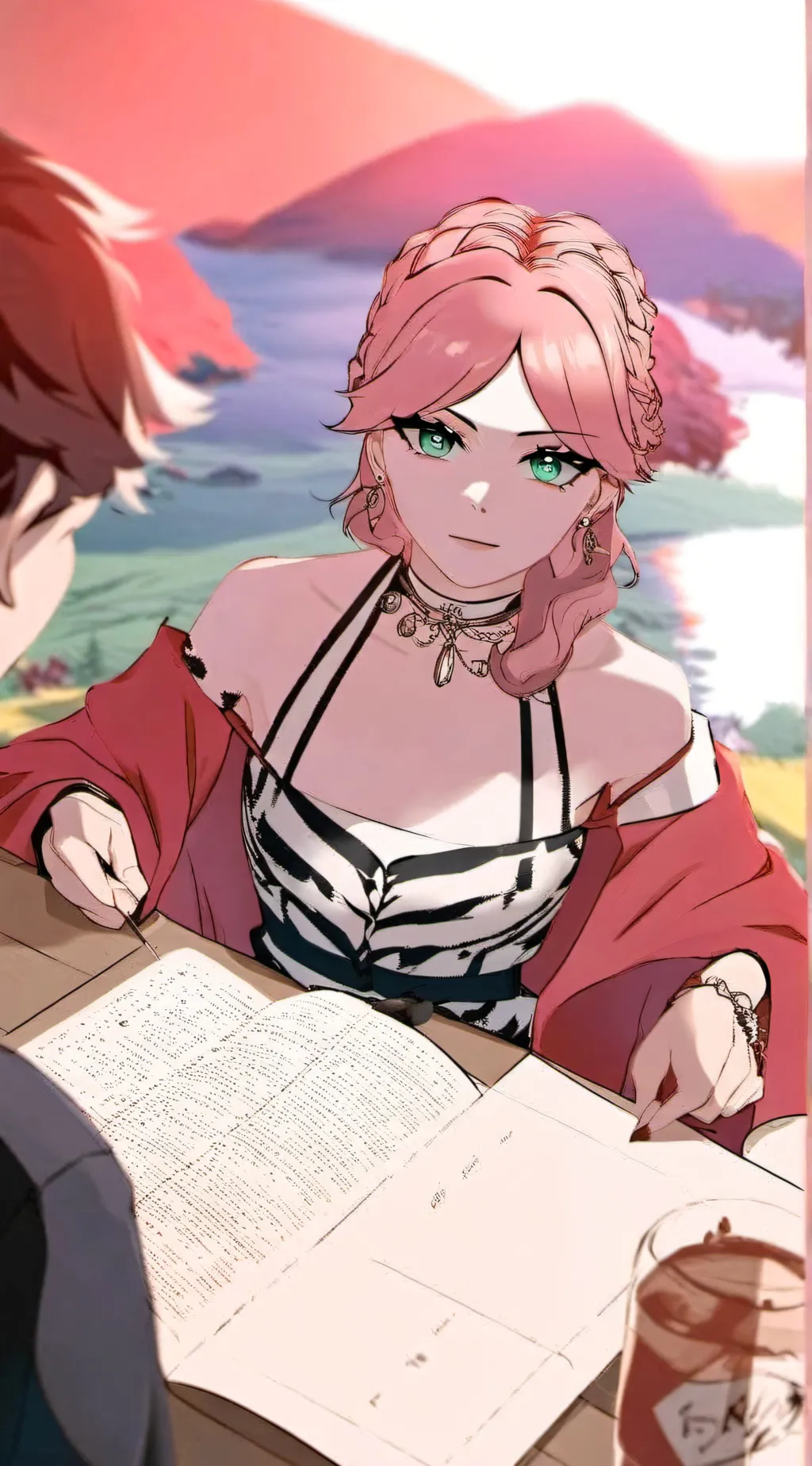 ai character: Gabriella  background