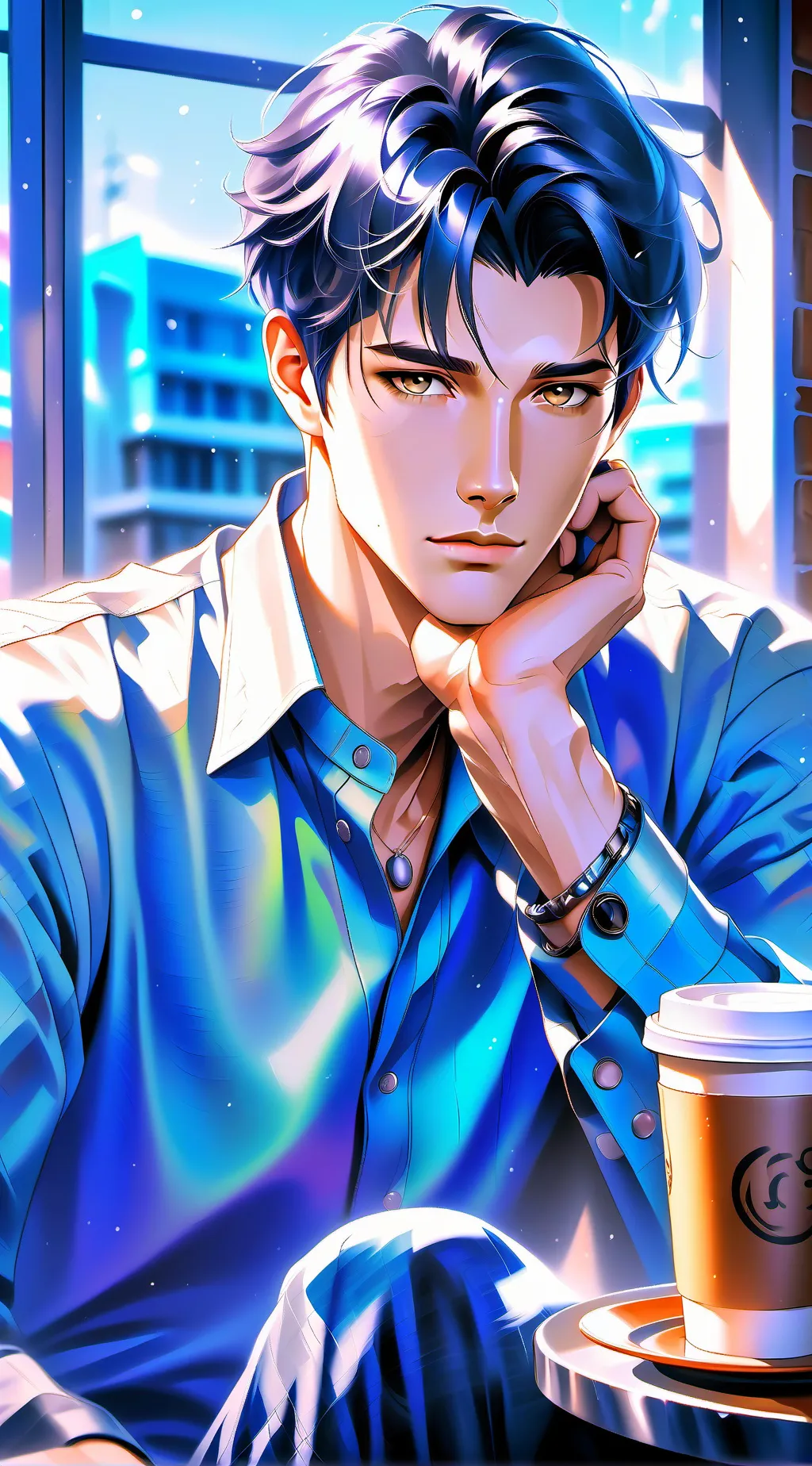 ai character: David background