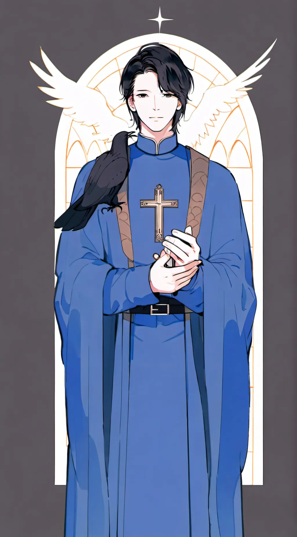 ai character: dove background