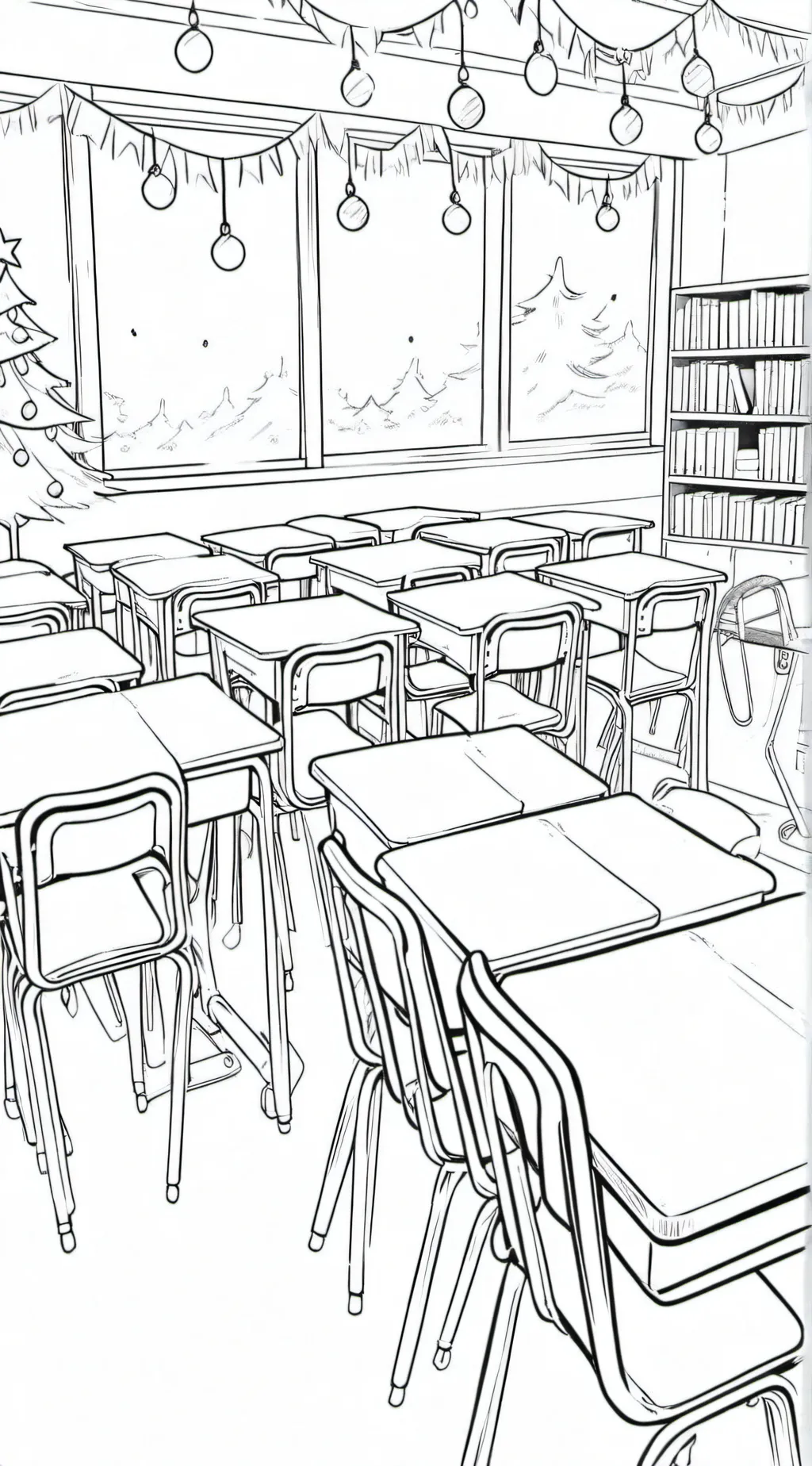 ai character: fpe Christmas  background