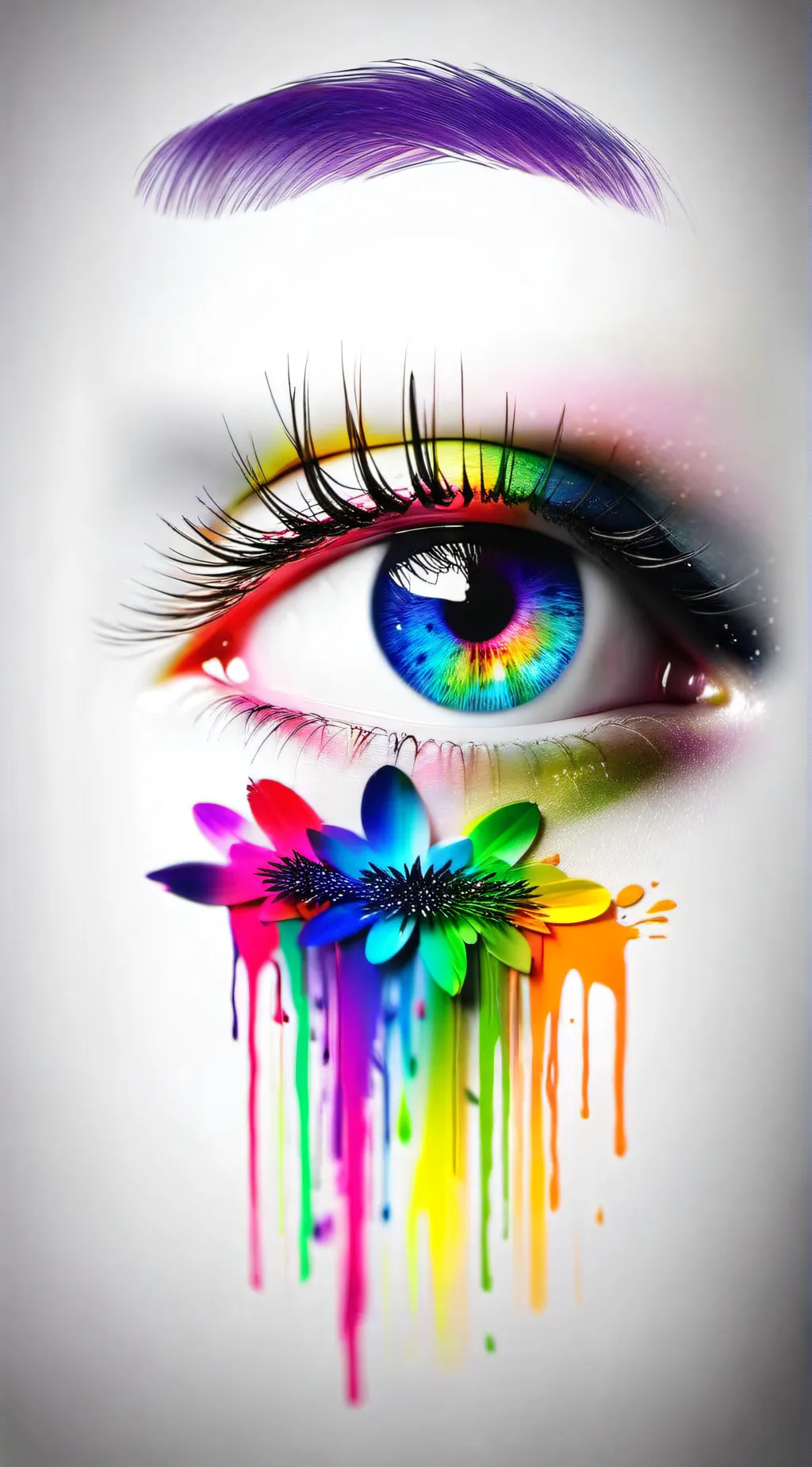 ai character: Eye colors  background