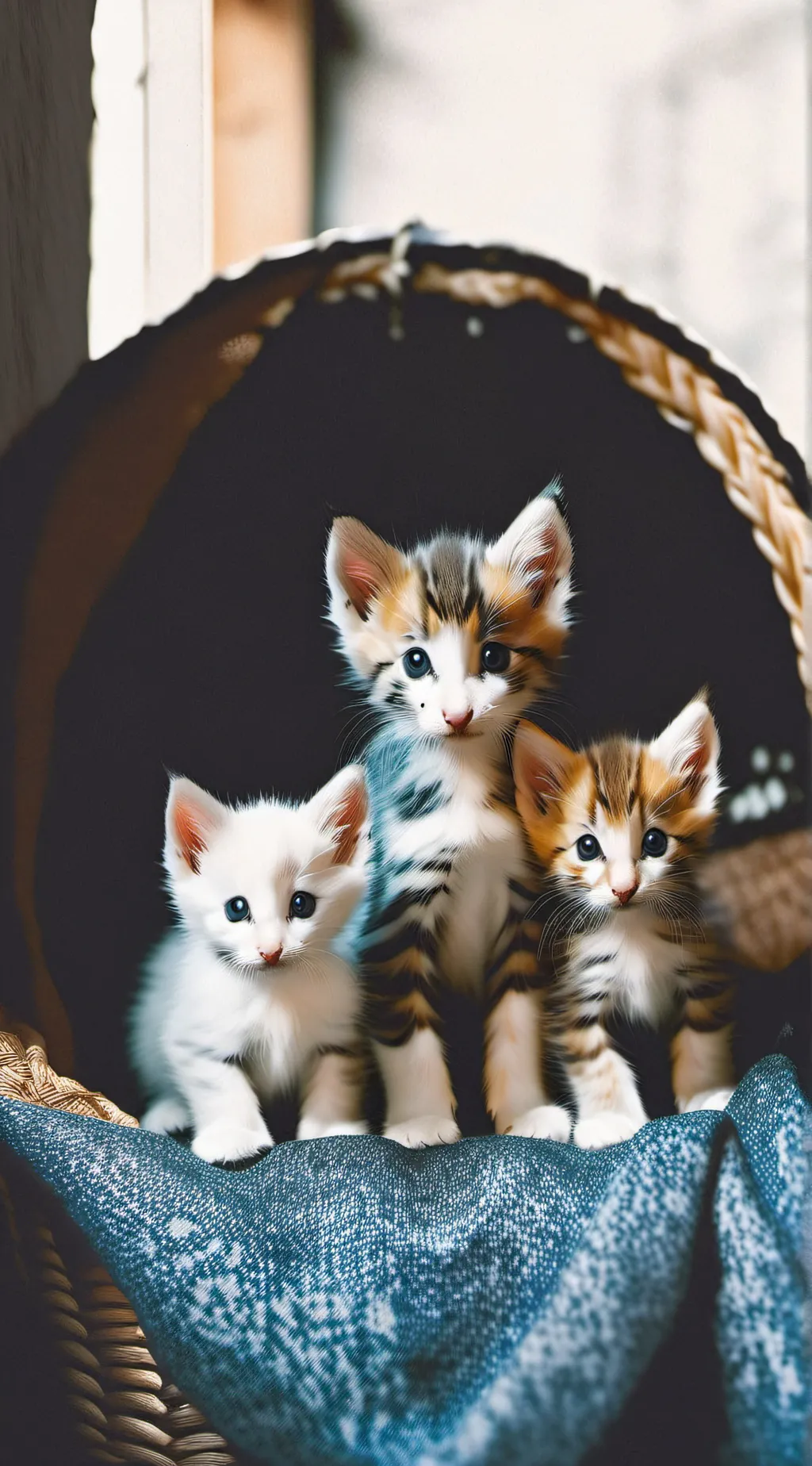 ai character: Baby kitties￼ background