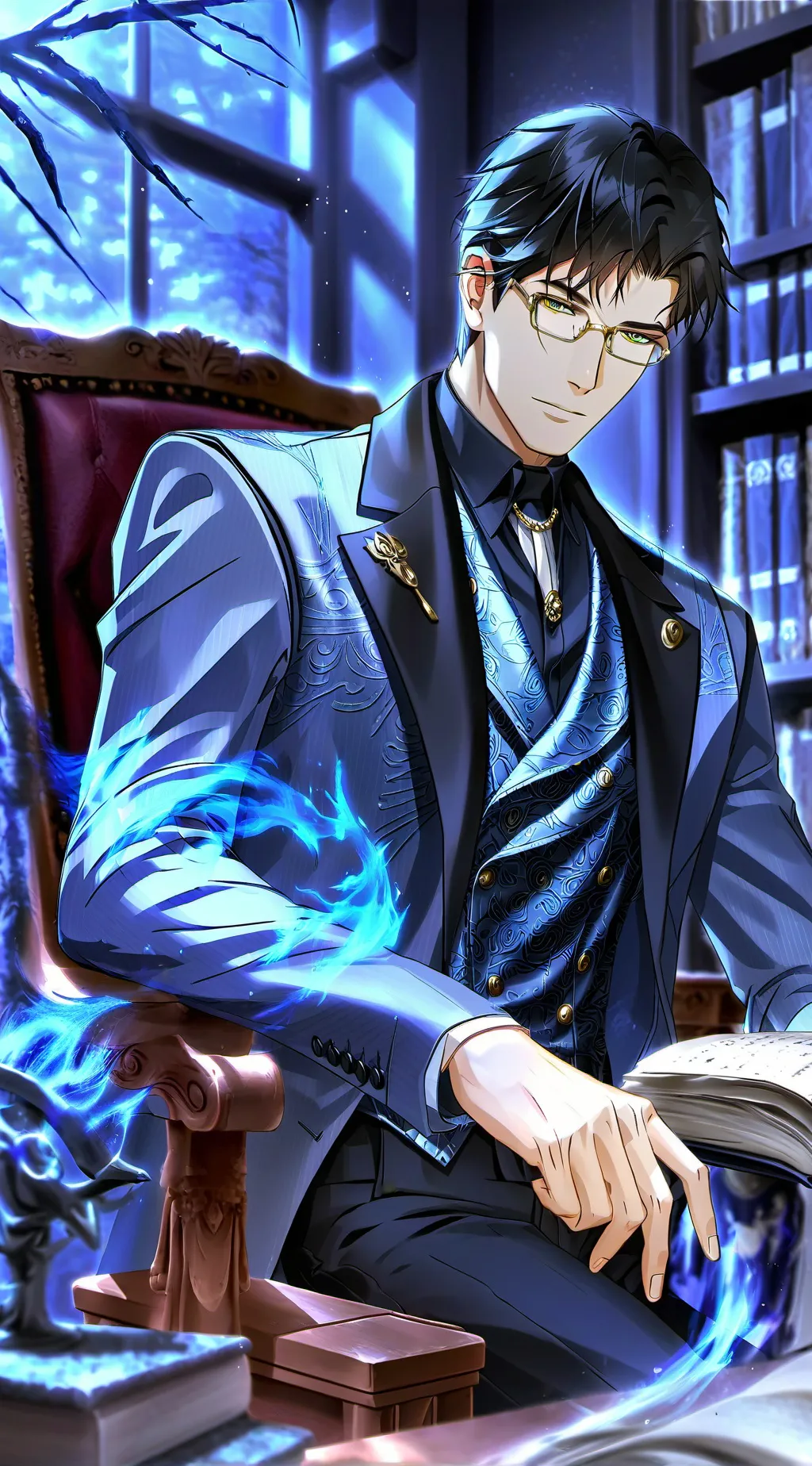 ai character: Principal Jones  background