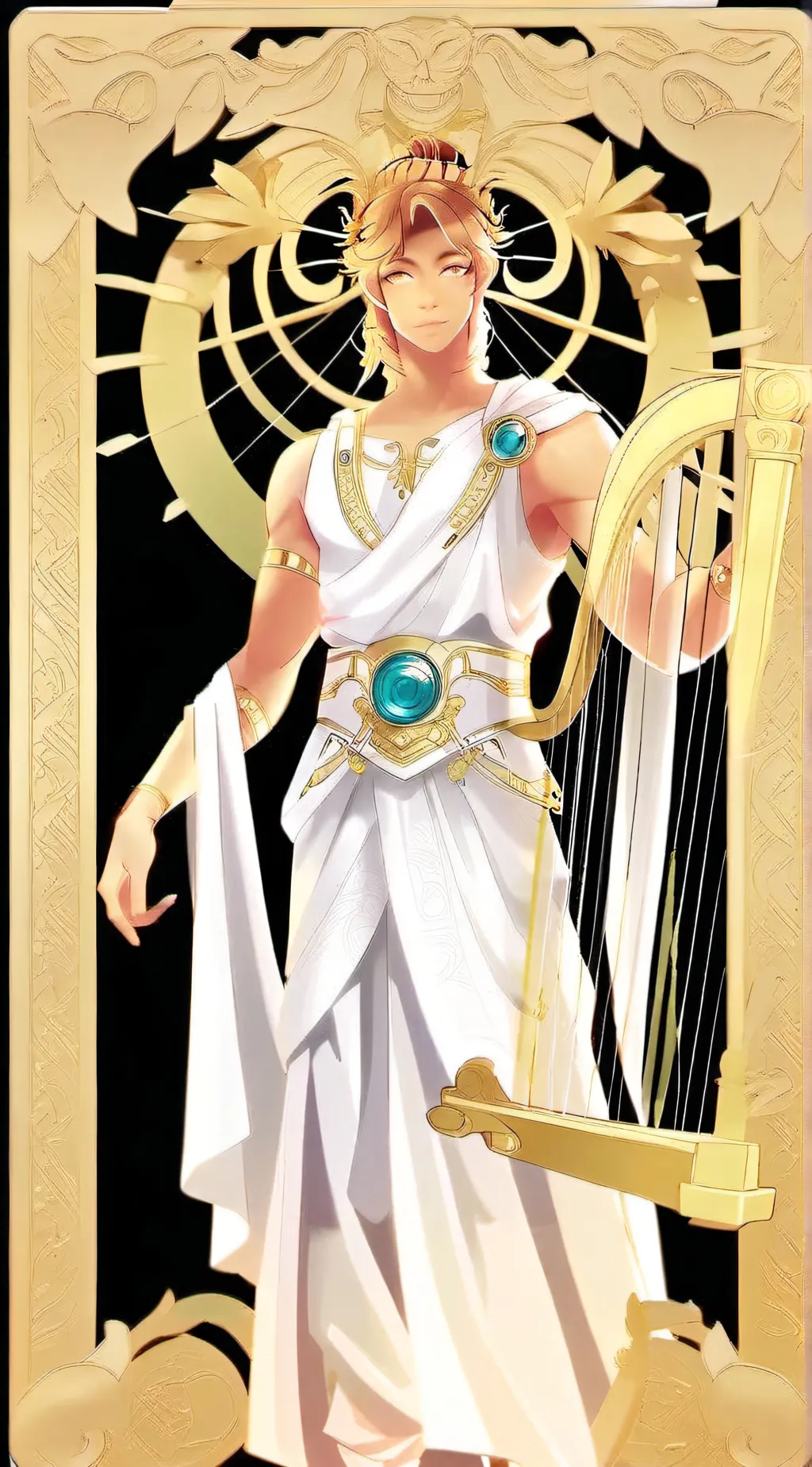 ai character: Greek gods  background