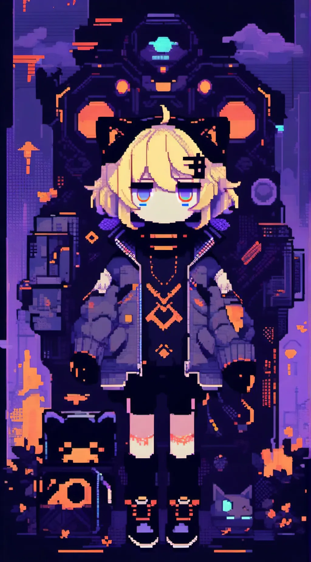 ai character: uzi (as a human!) background