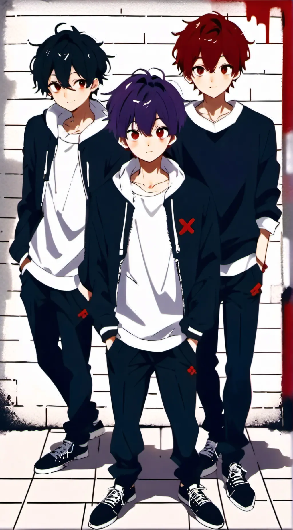 ai character: Yuki, Yuri and rah background