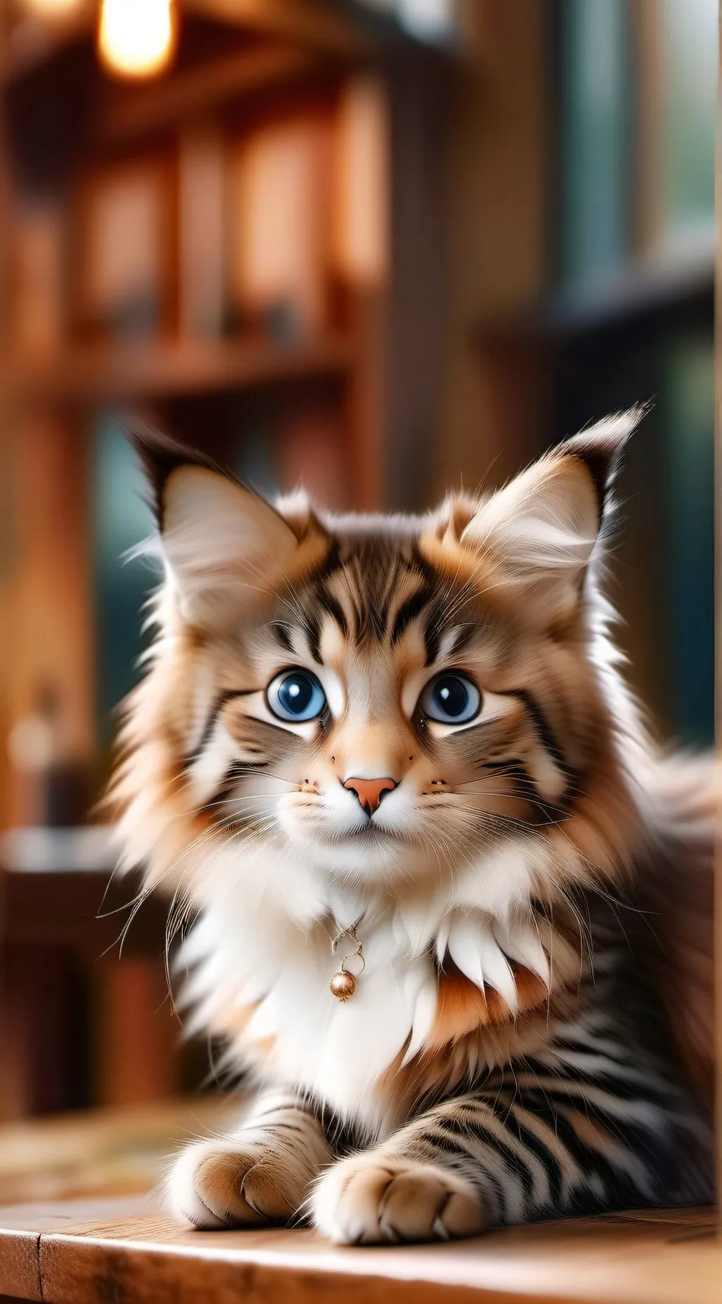 ai character: Кот  background