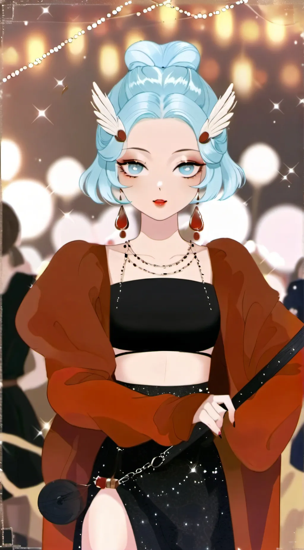 ai character: angel background