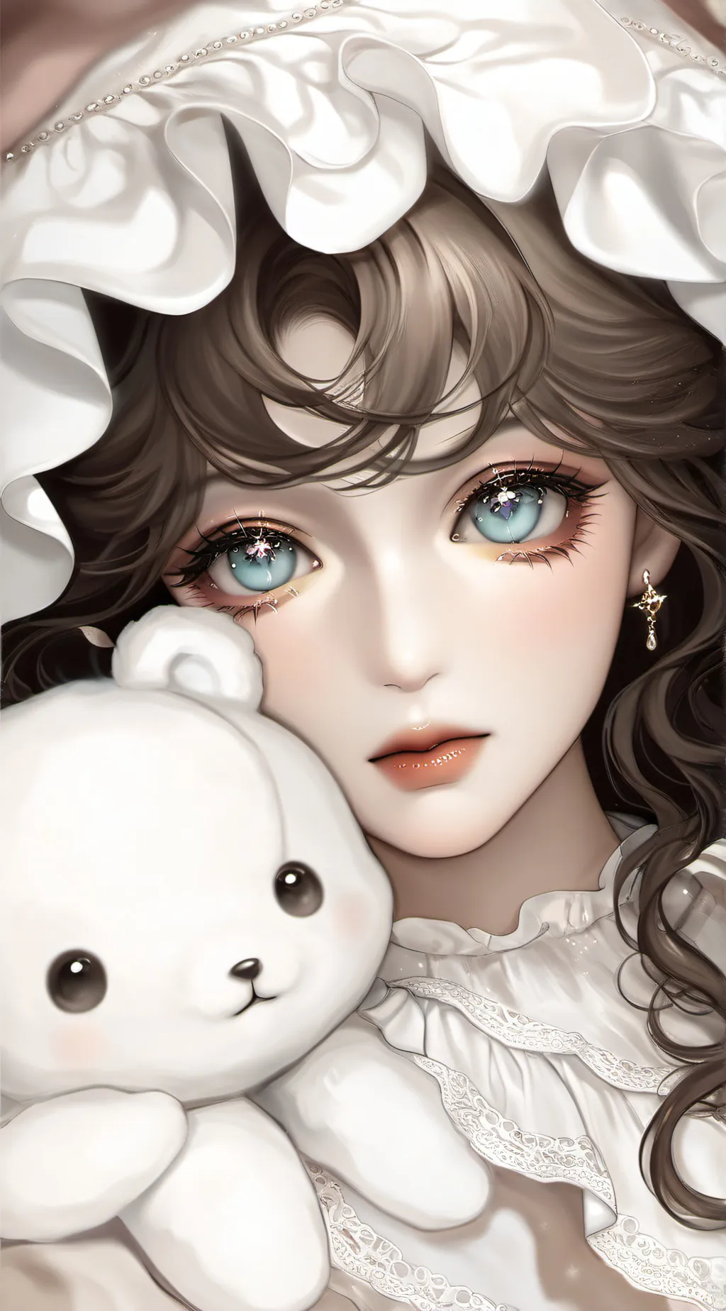 ai character: Aurora  background