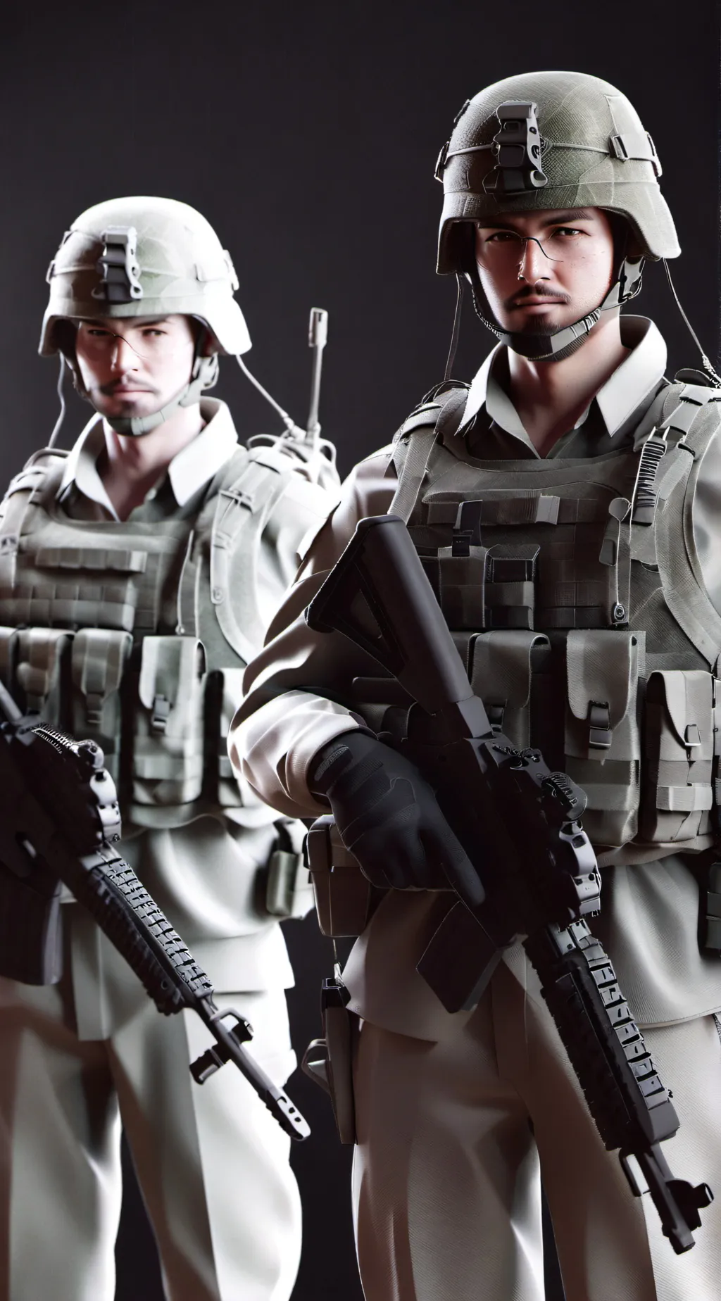 ai character: brittish army background