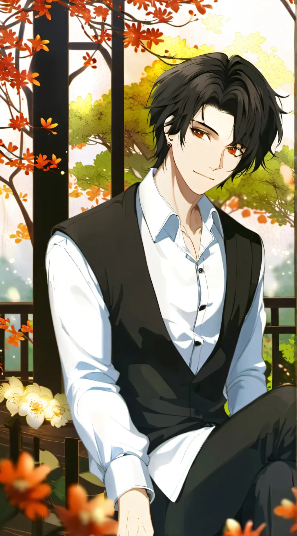 ai character: Mha birthday party background