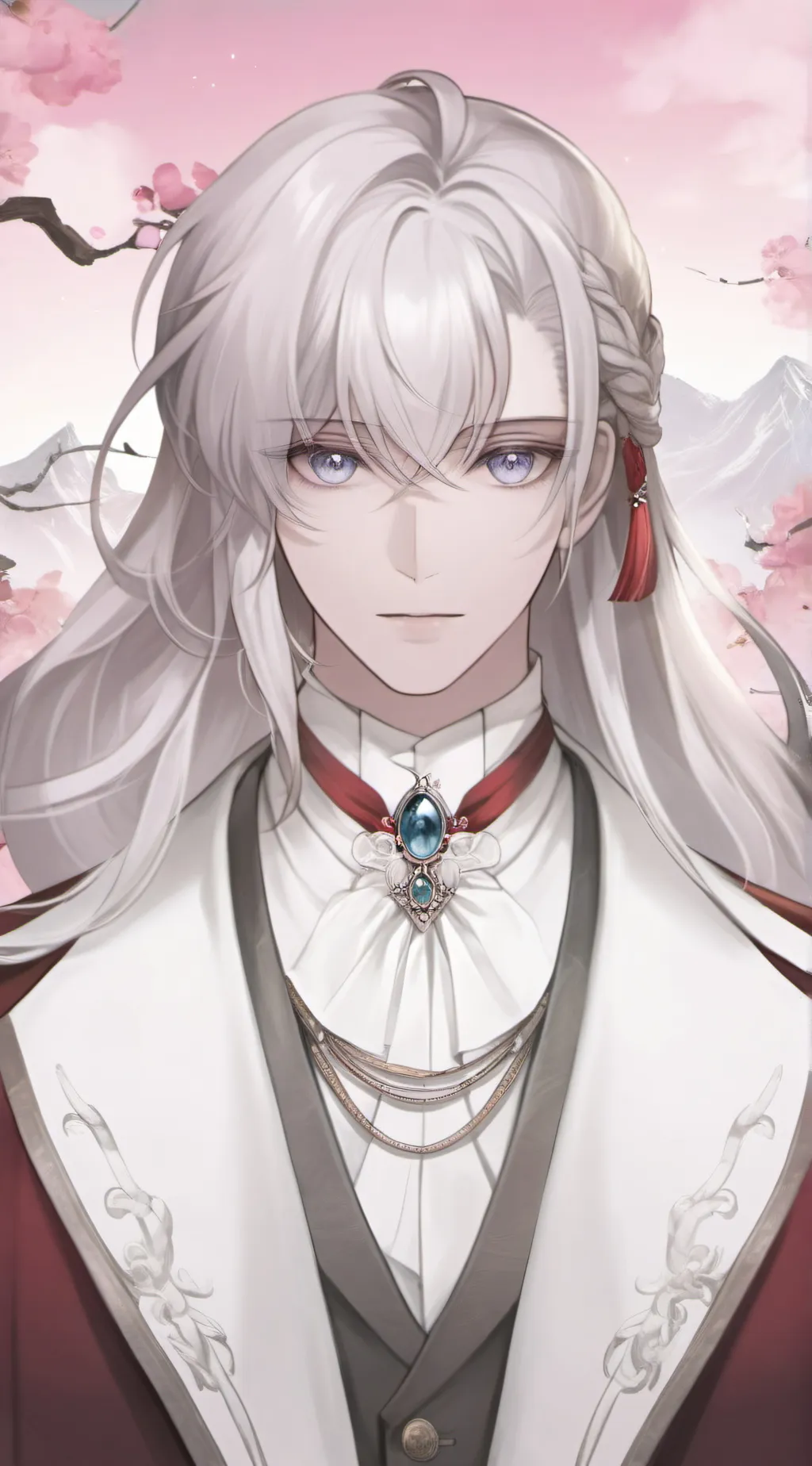 ai character: Dion Blue background