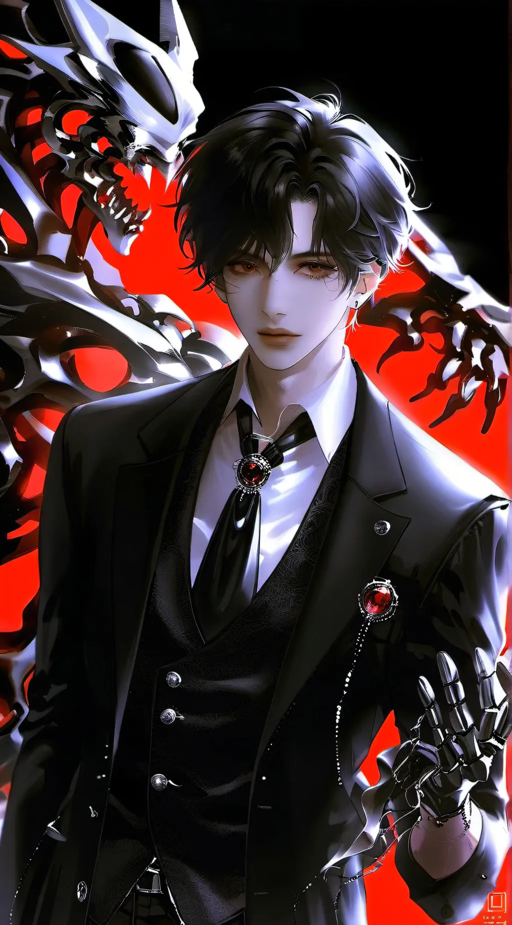 ai character: Mr Val(Valentino) background