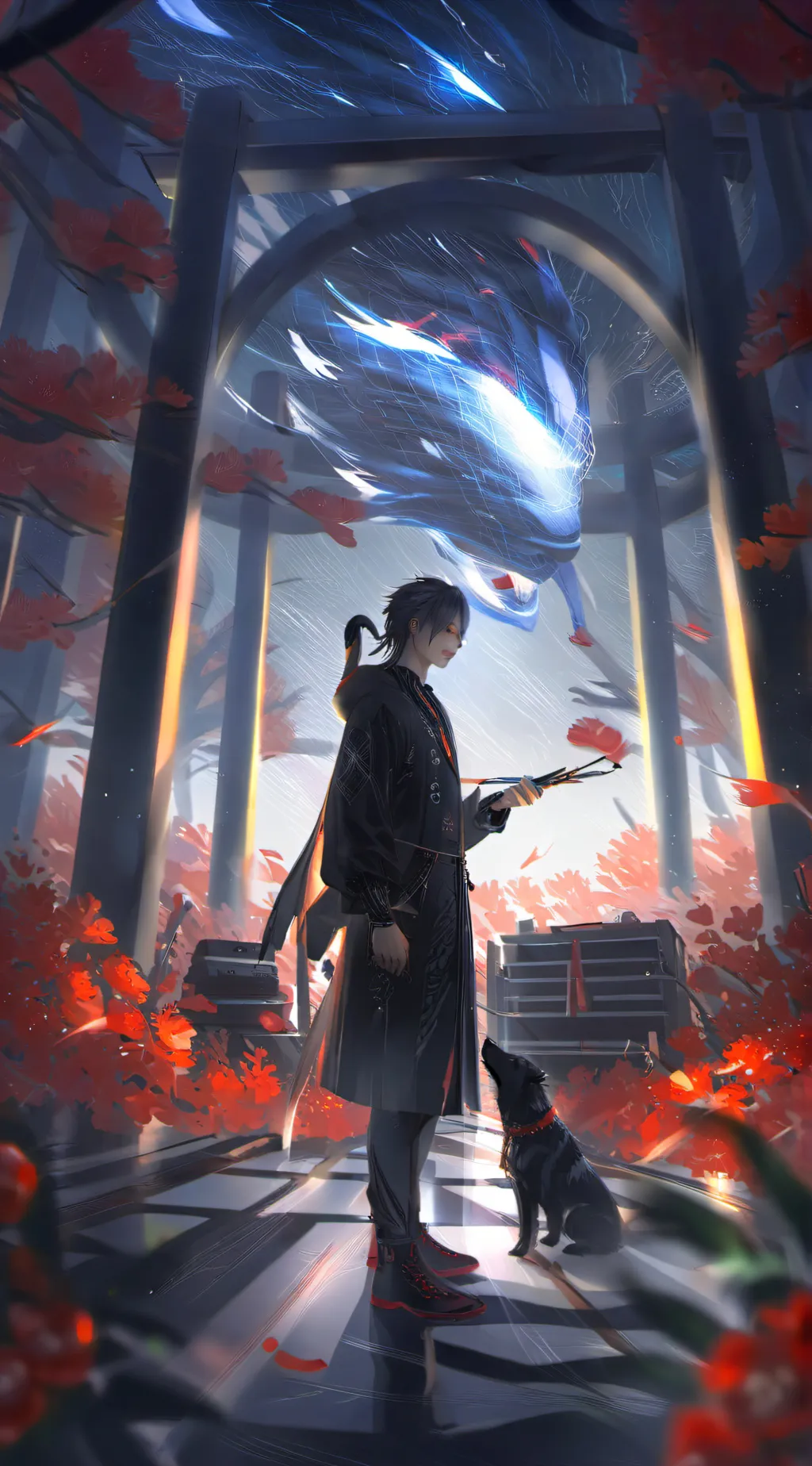 ai character: Ms ￼ izuku background