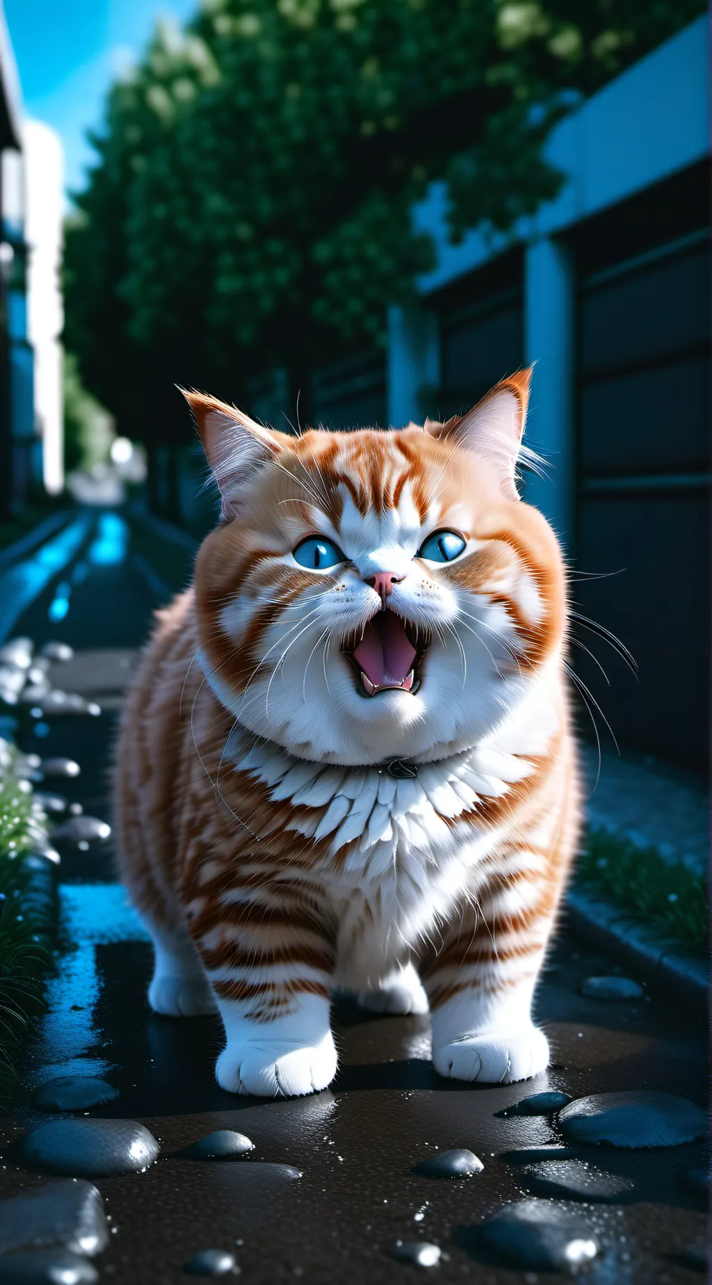 ai character: Can’t walk fat background