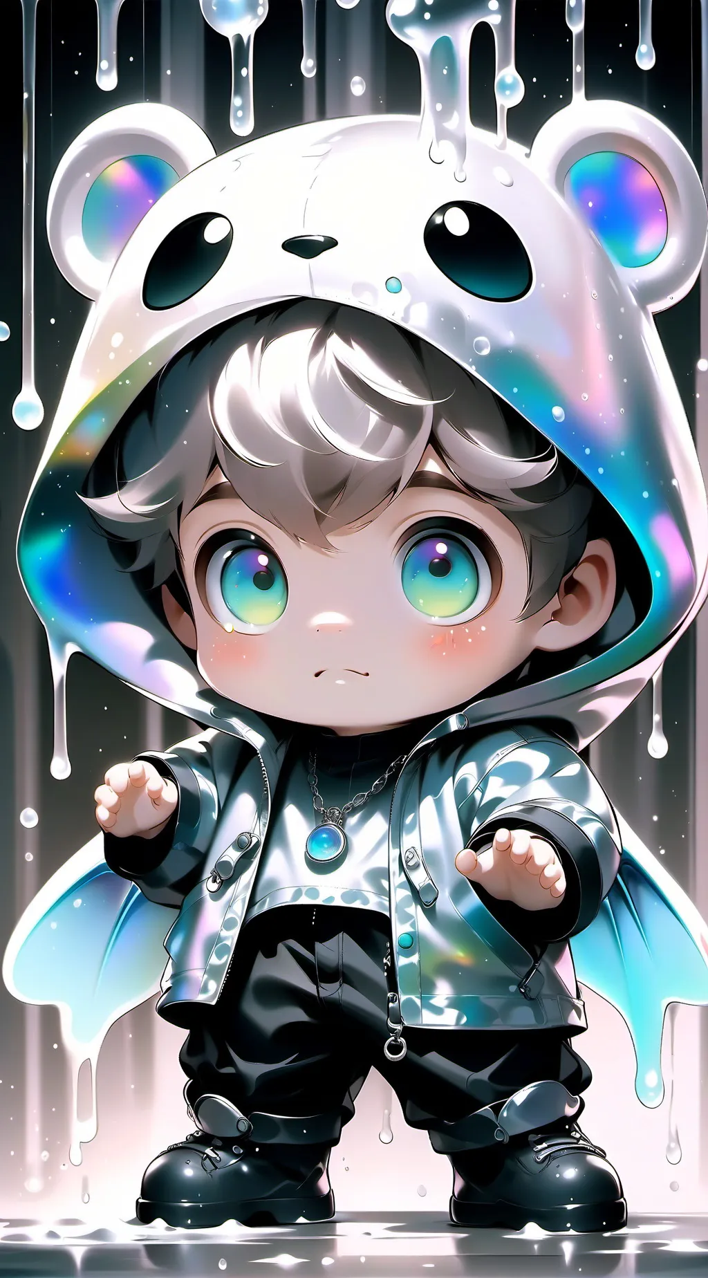 ai character: baby background