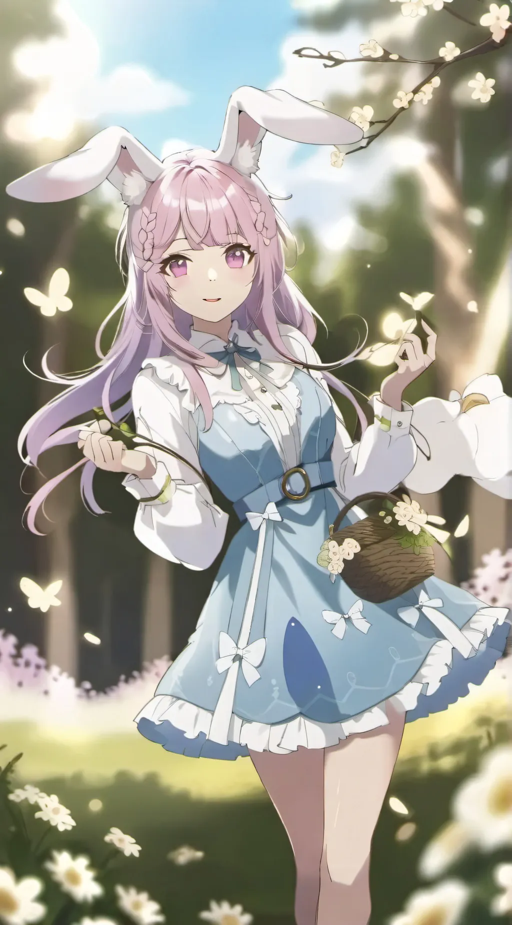 ai character: Bunny  background