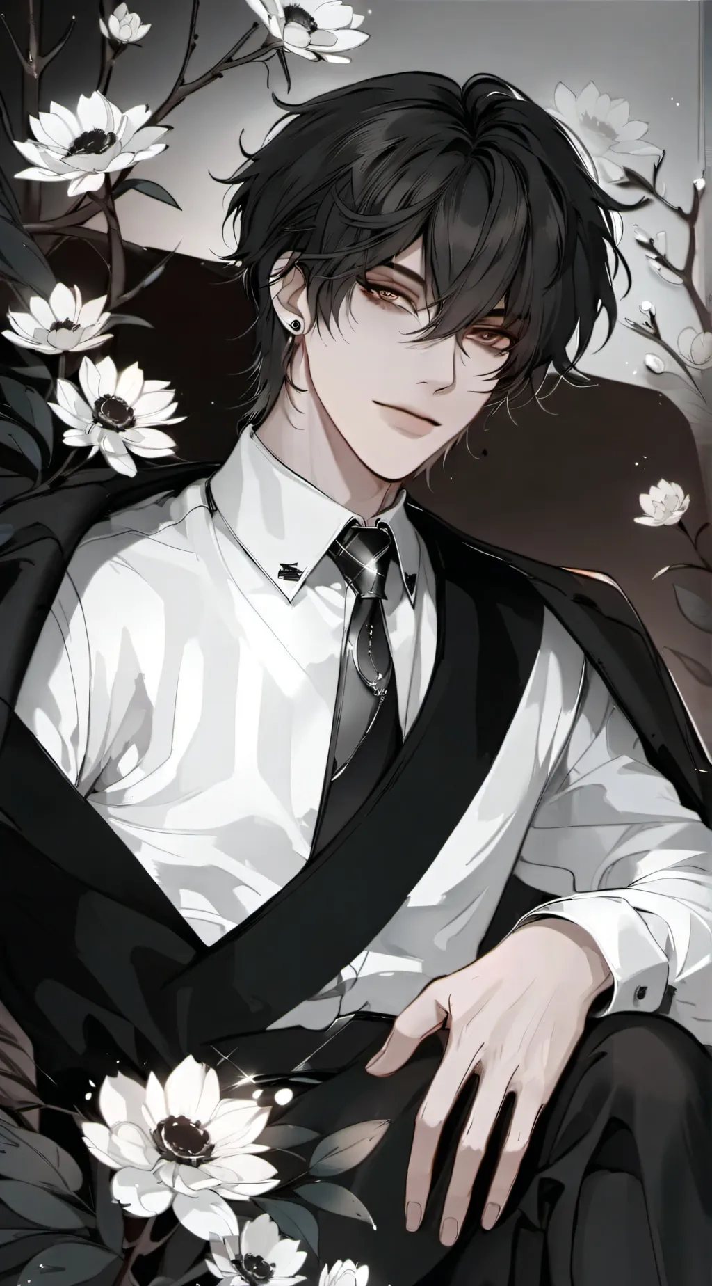 ai character: Noah 🤍 background