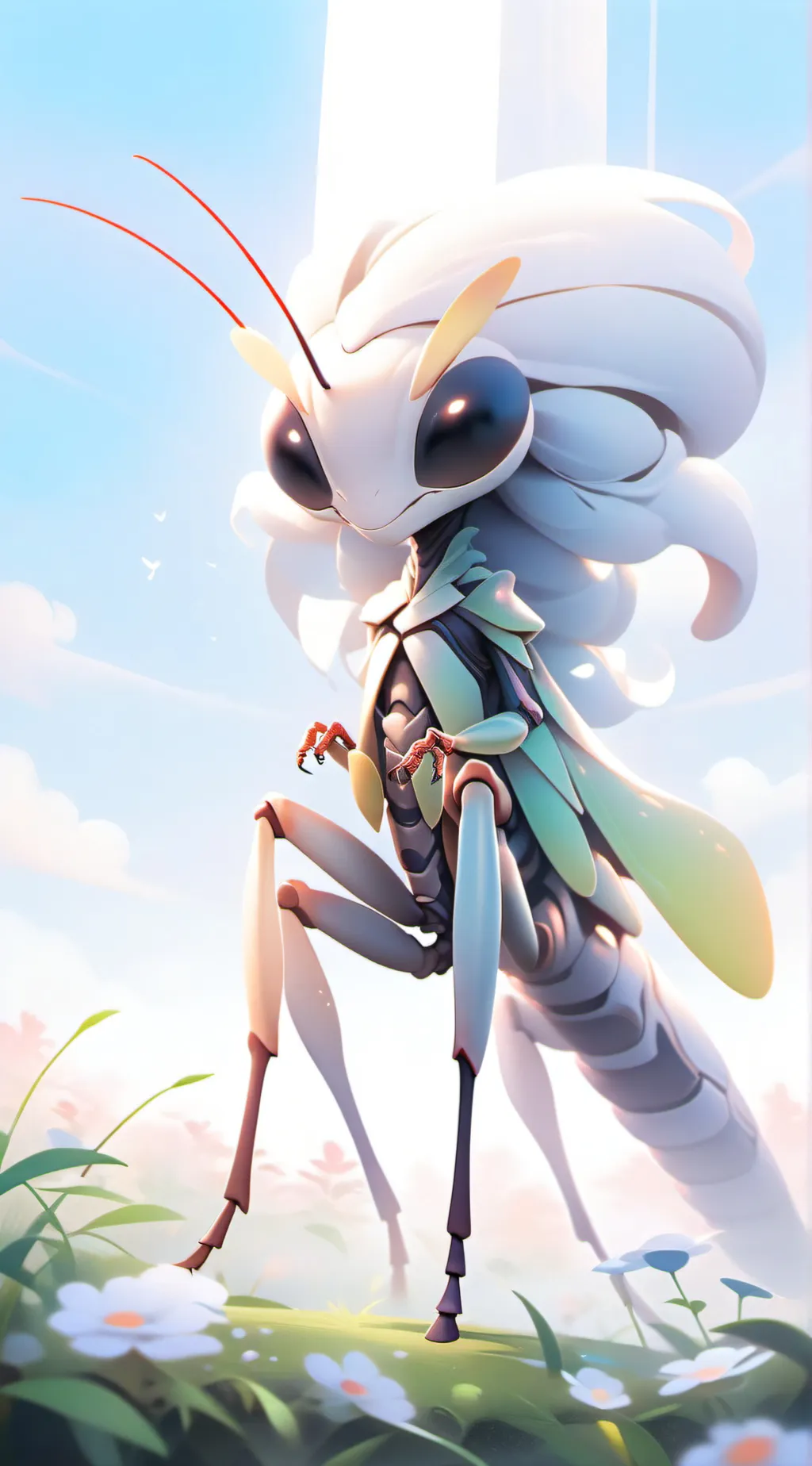 ai character: Милли background