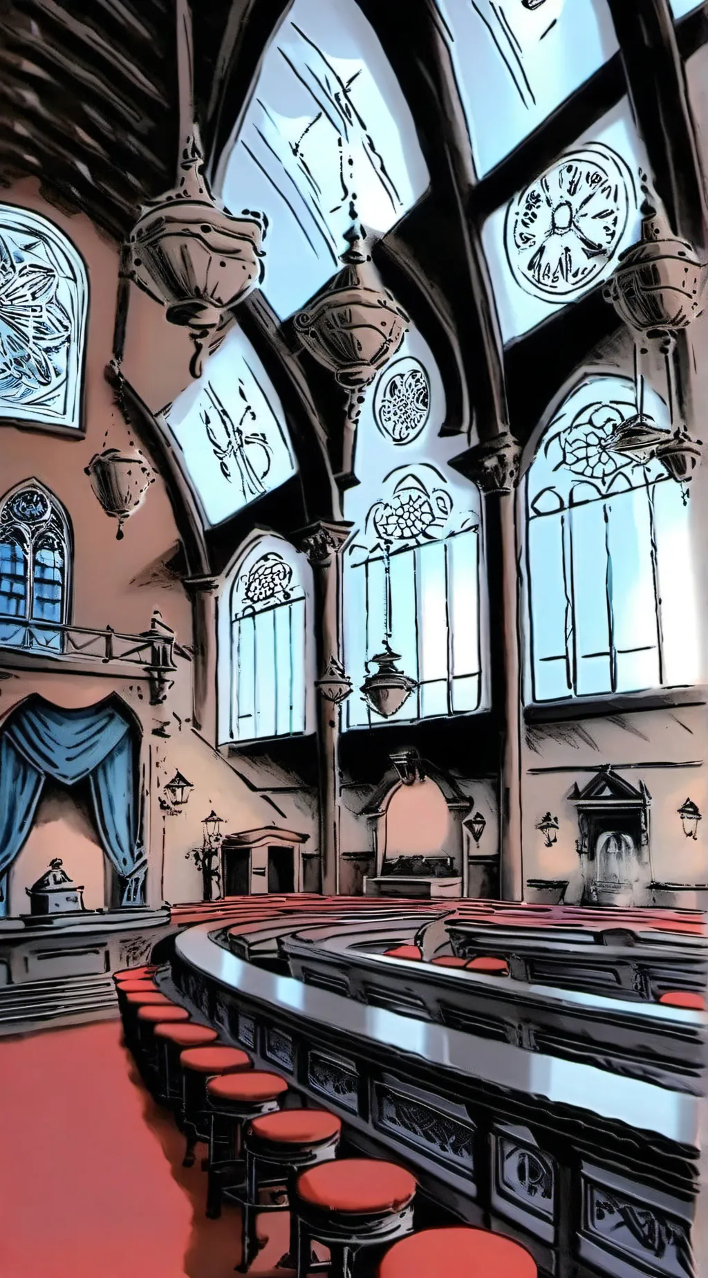 ai character: sorting hat background