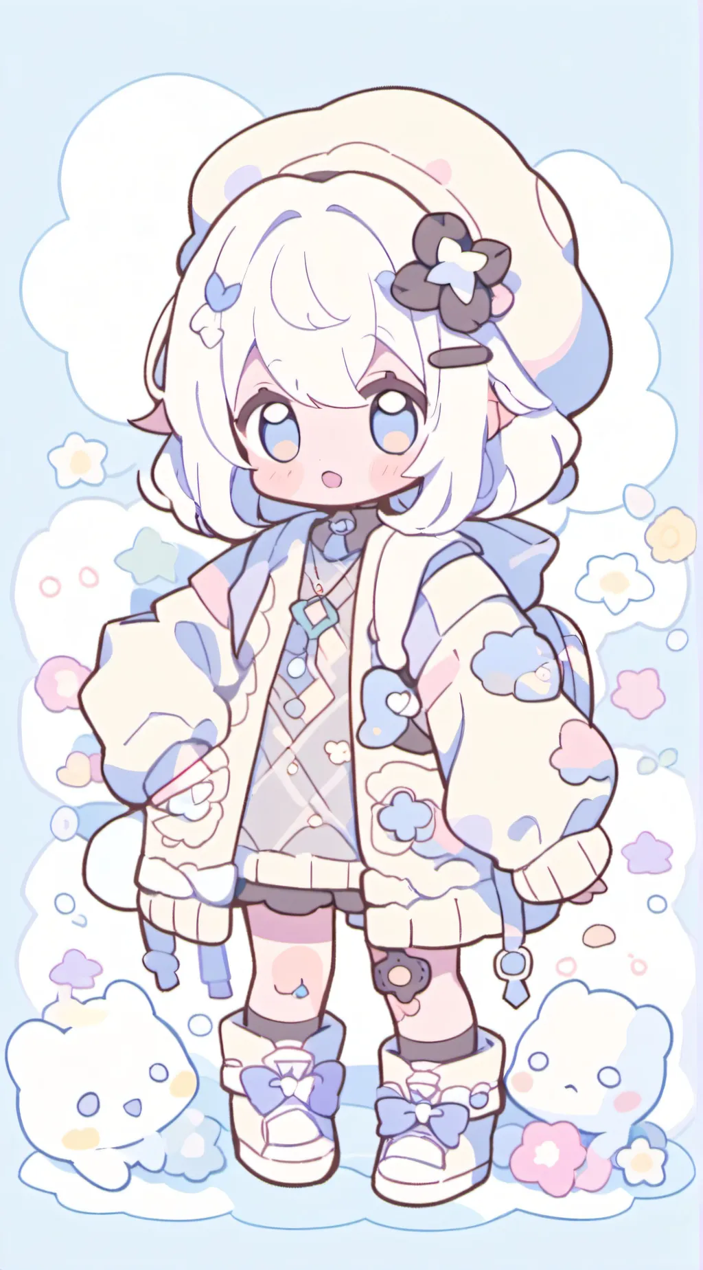 ai character: Cringe baby background