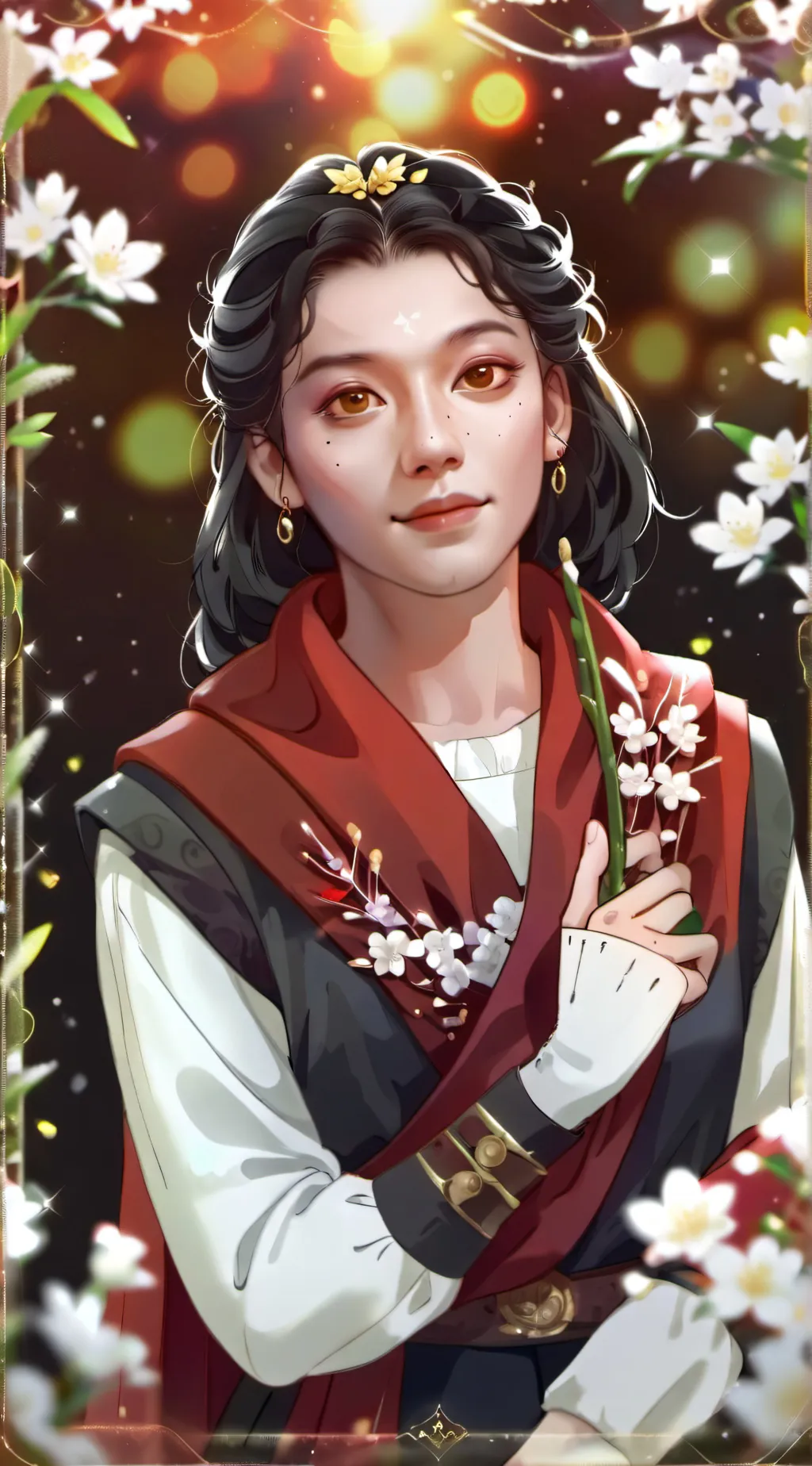 ai character: Lily  background