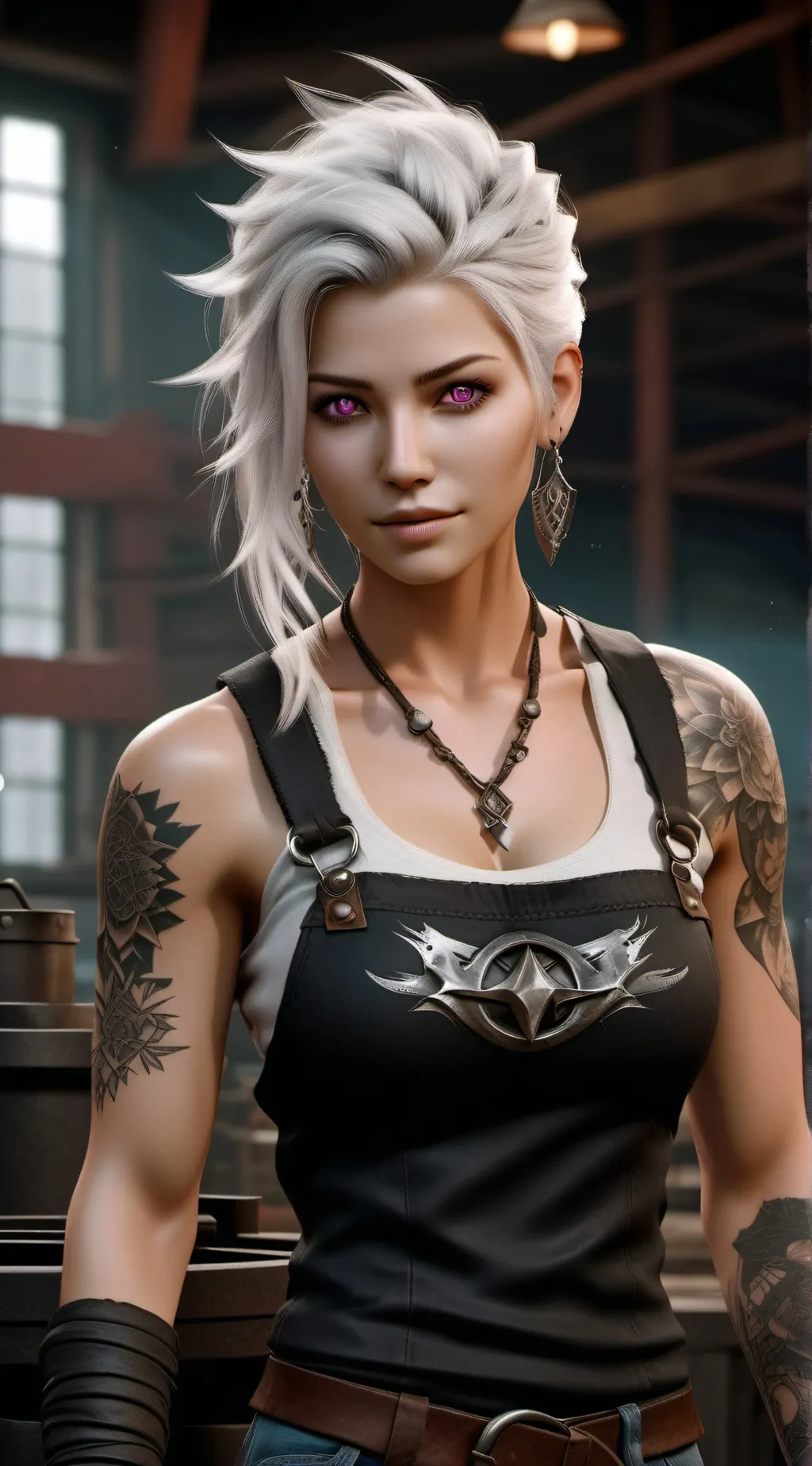 ai character: Elara background