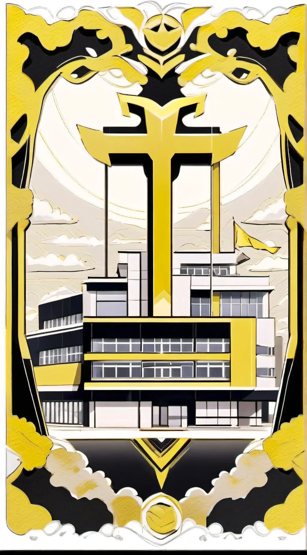 ai character: sigma high school  background