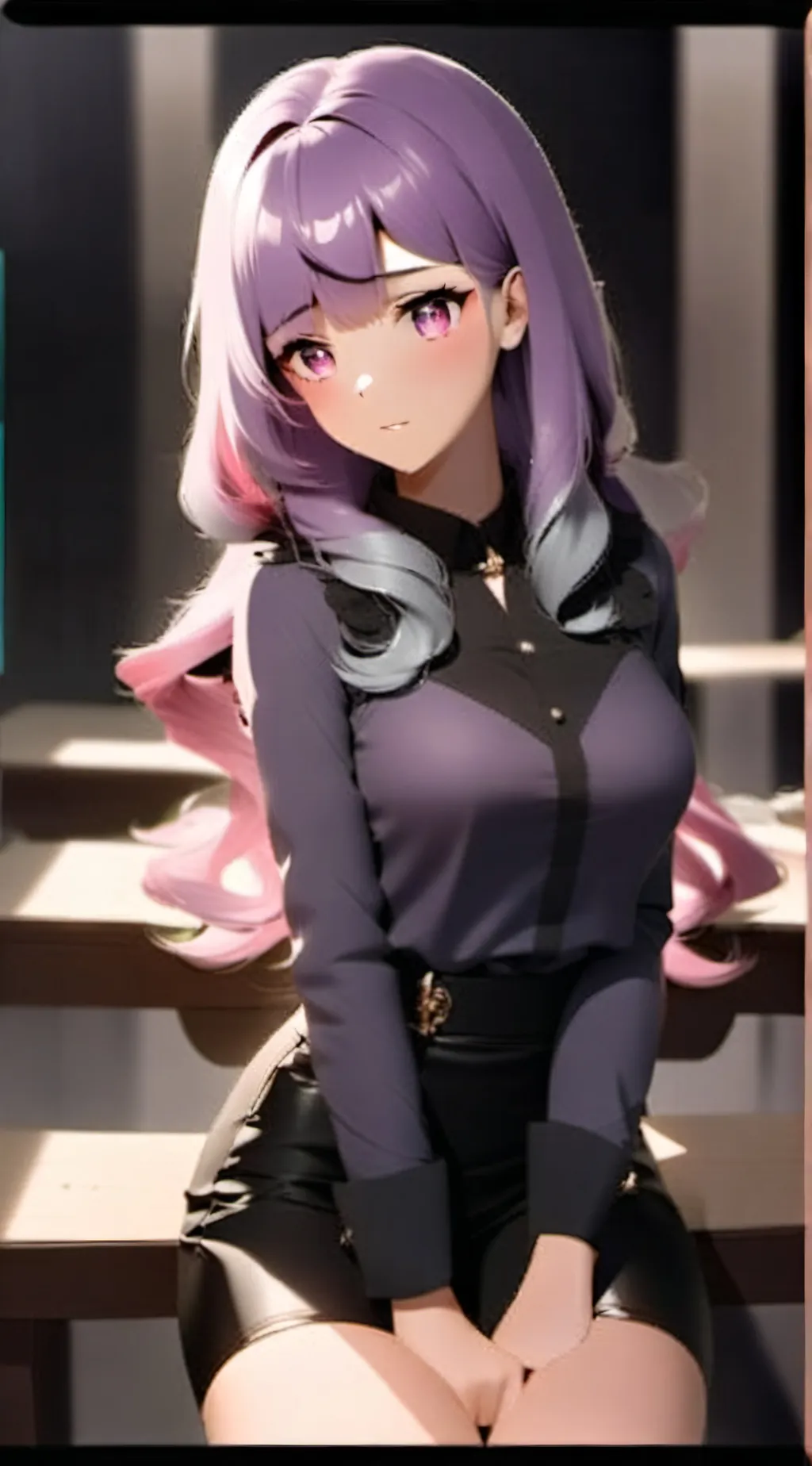 ai character: Amelie 🍄✨ background