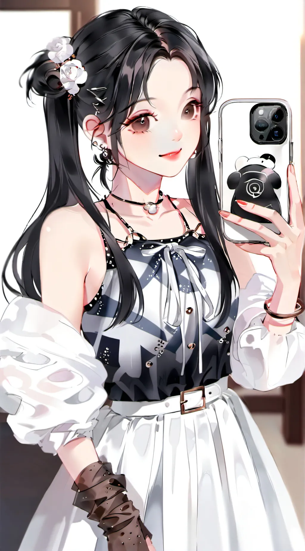 ai character: Luna background