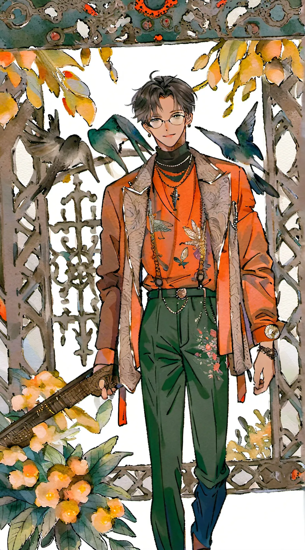 ai character: Mika  background