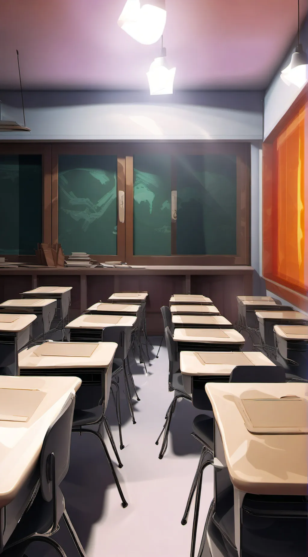 ai character: school  background