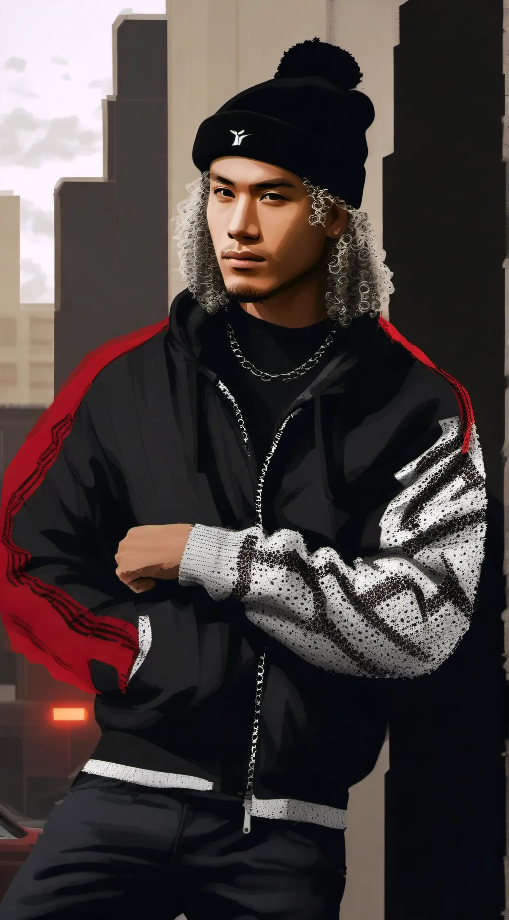 ai character: Max background