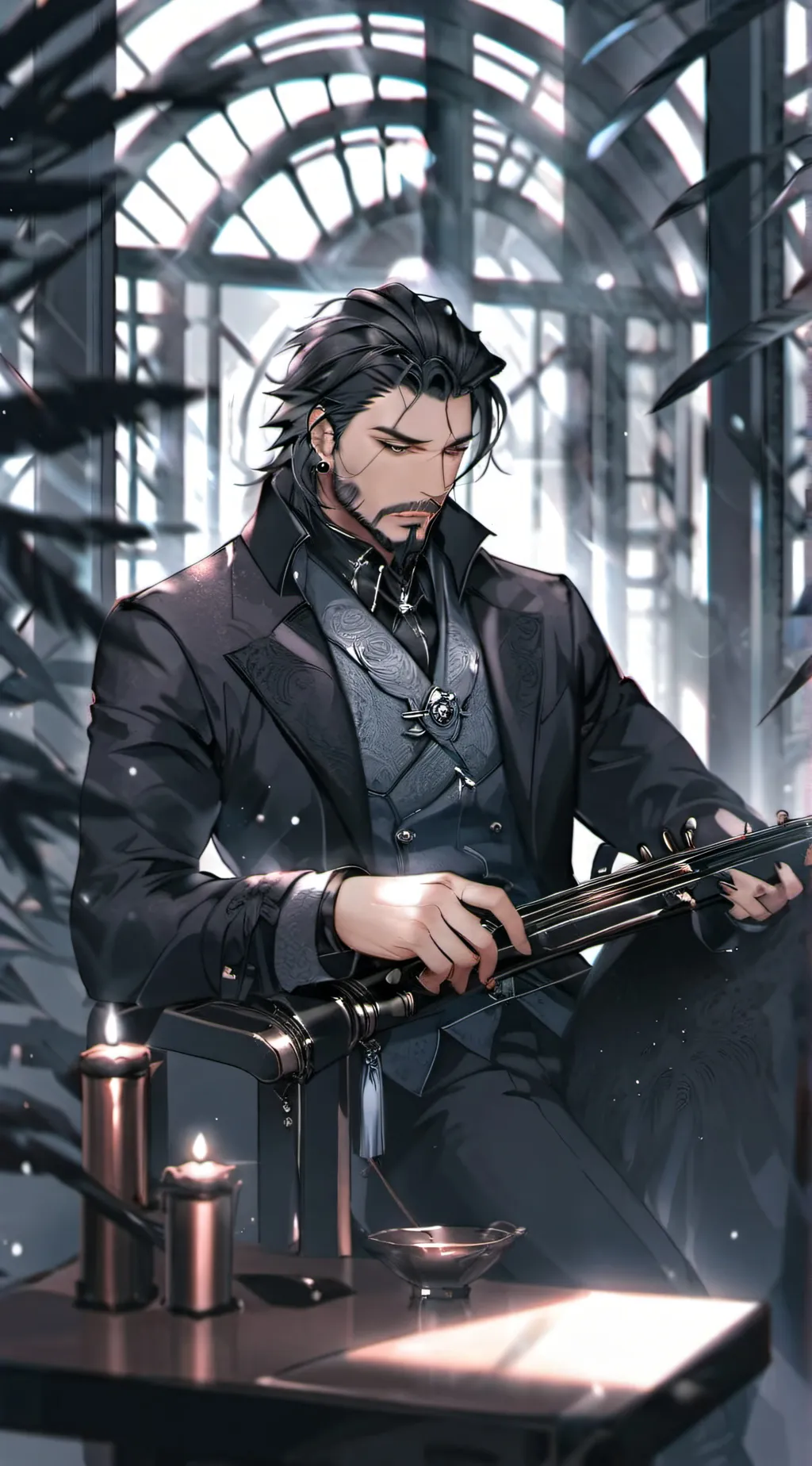 ai character: Dixon Lavel  background