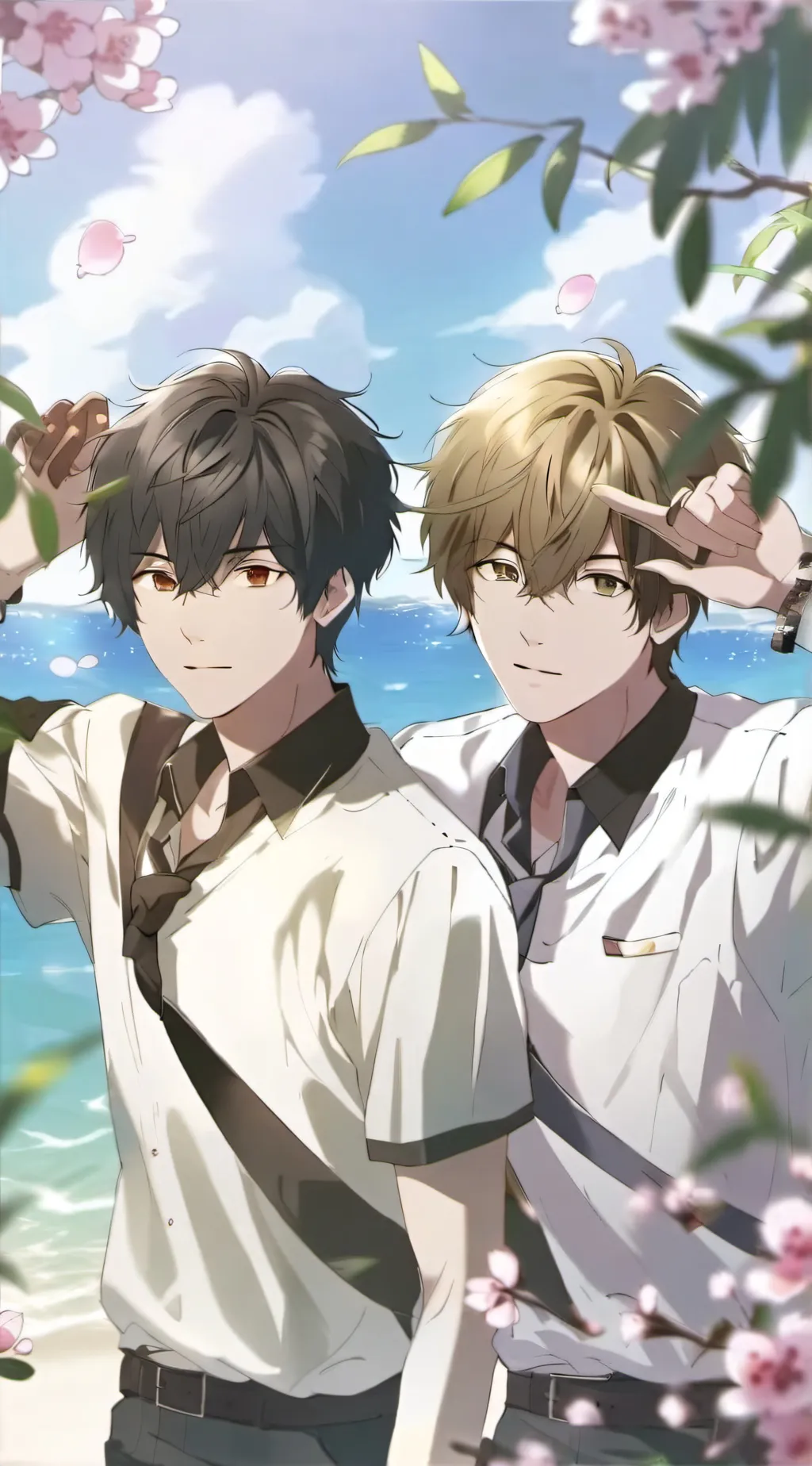 ai character: Ali & Eden  background