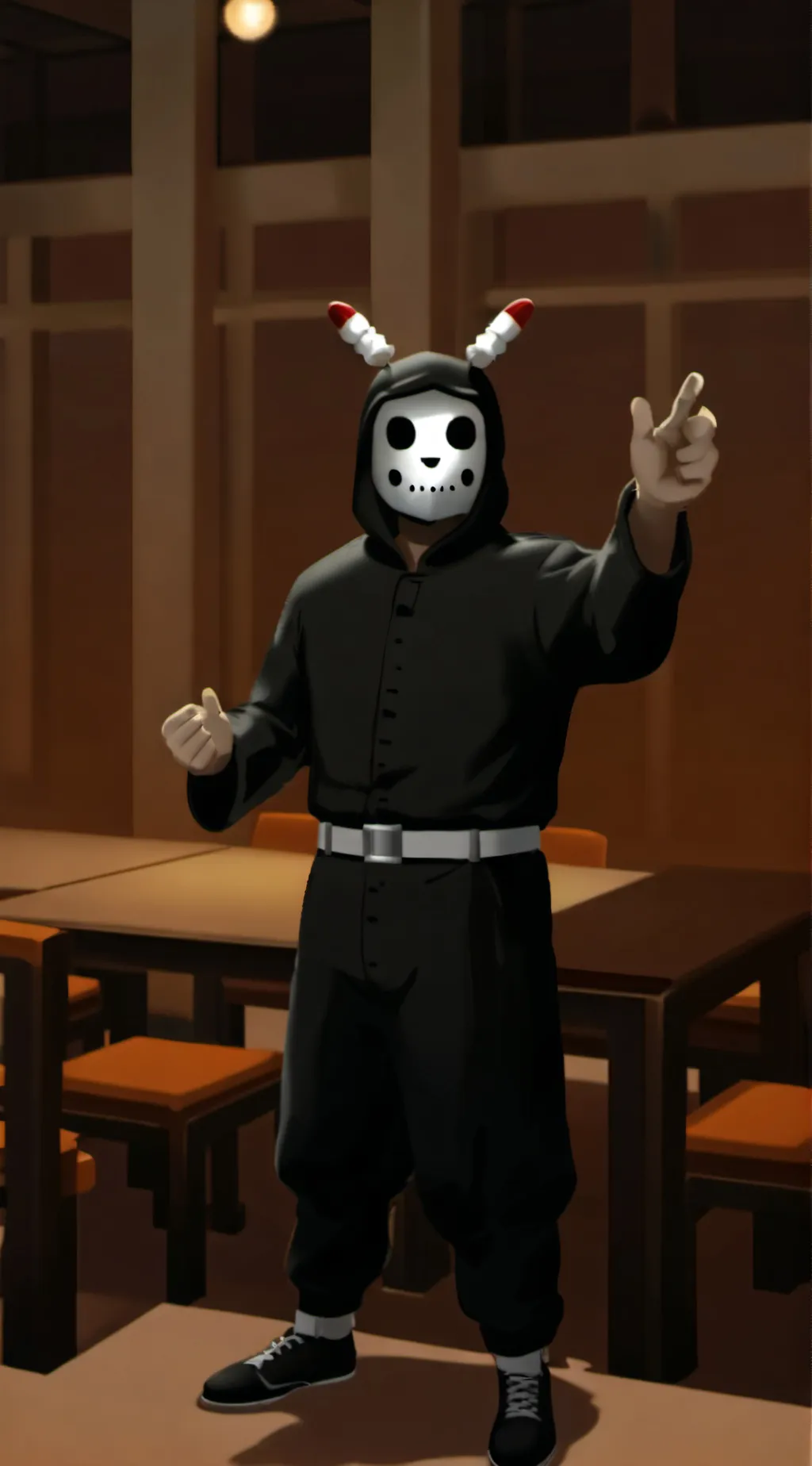 ai character: Roblox world background