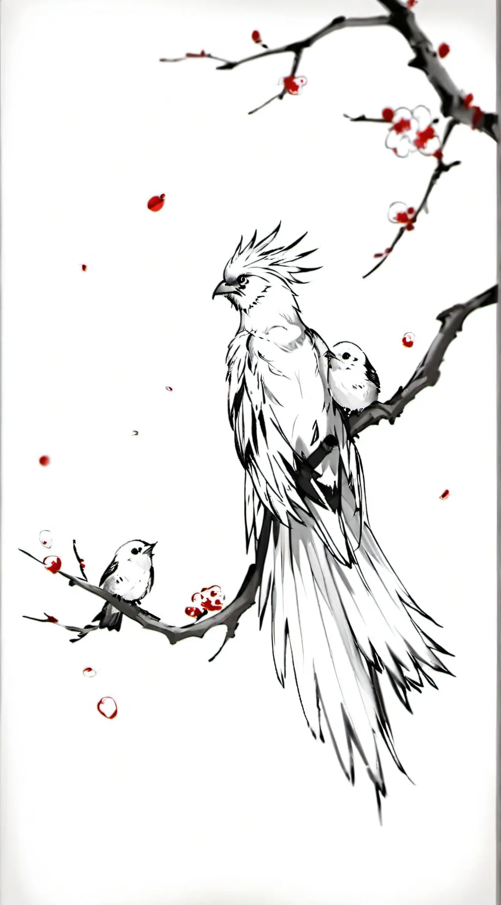 ai character: bird background